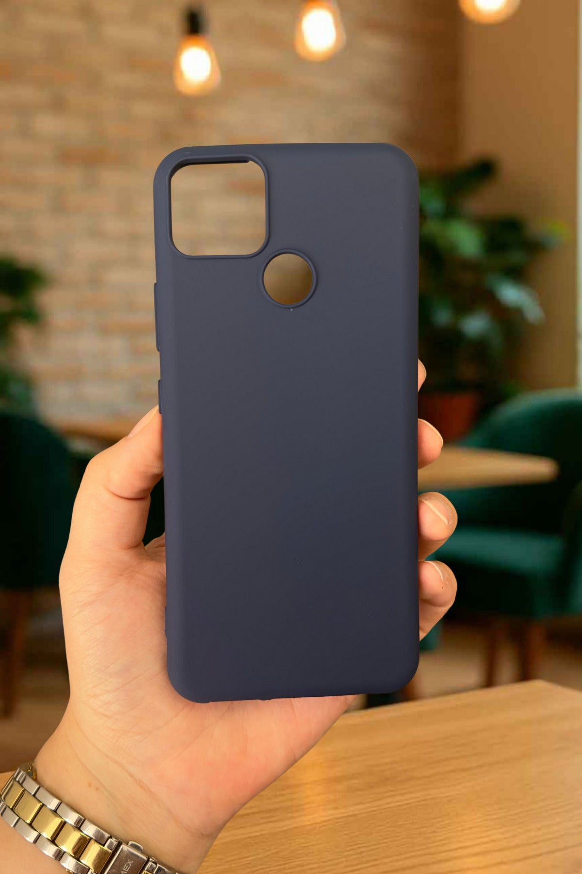 Realme C25 - Silikon Darbe Emici Klasik Korumalı Rubber Kılıf