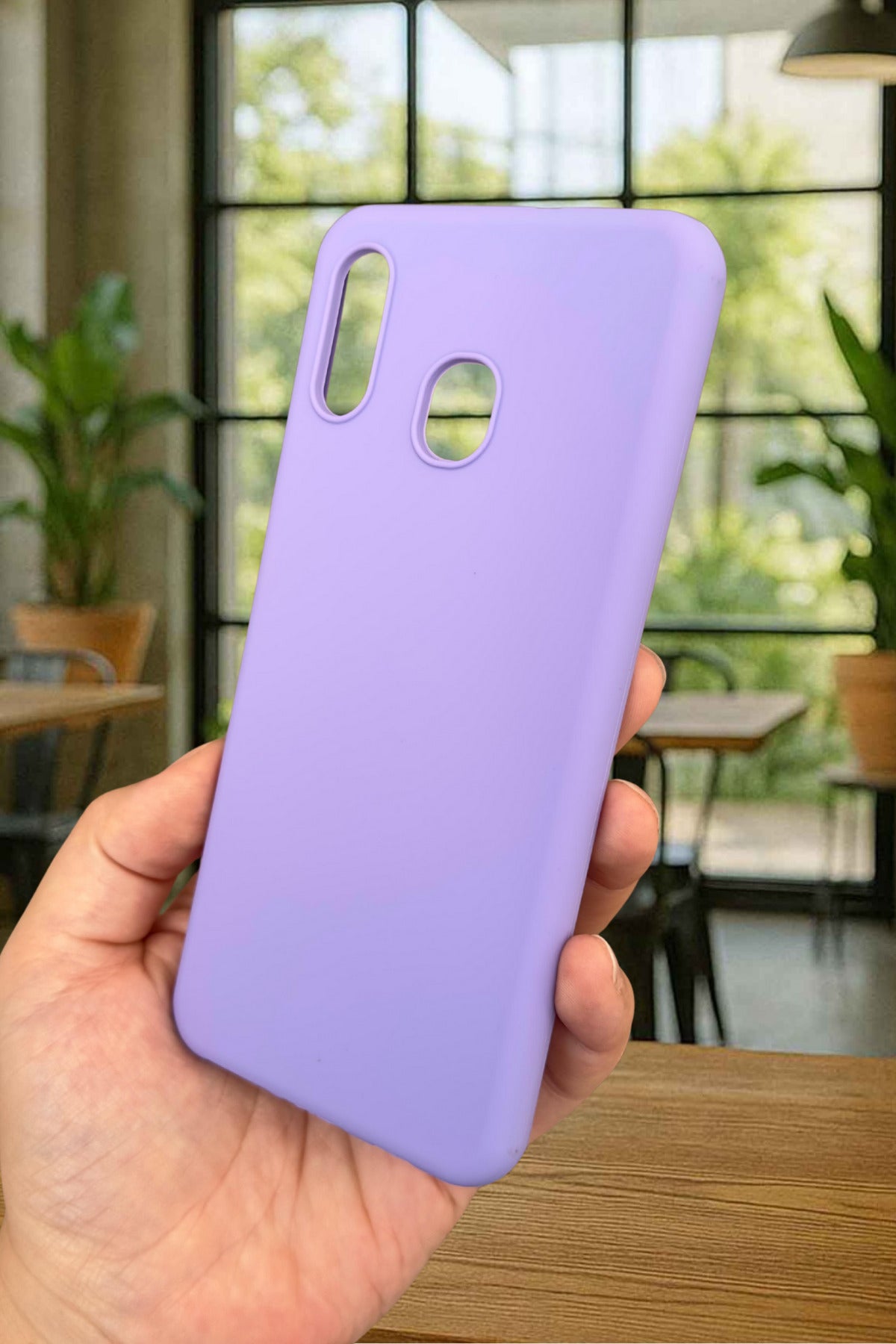 Samsung Galaxy A20 Silikon Darbe Emici Klasik Korumalı Rubber Kılıf