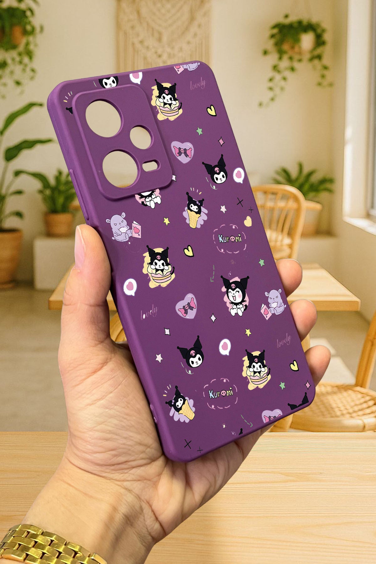 Xiaomi Redmi Note 12 Pro 5G KURUMI DESENLİ Silikon Darbe Emici Klasik Korumalı Rubber Kılıf