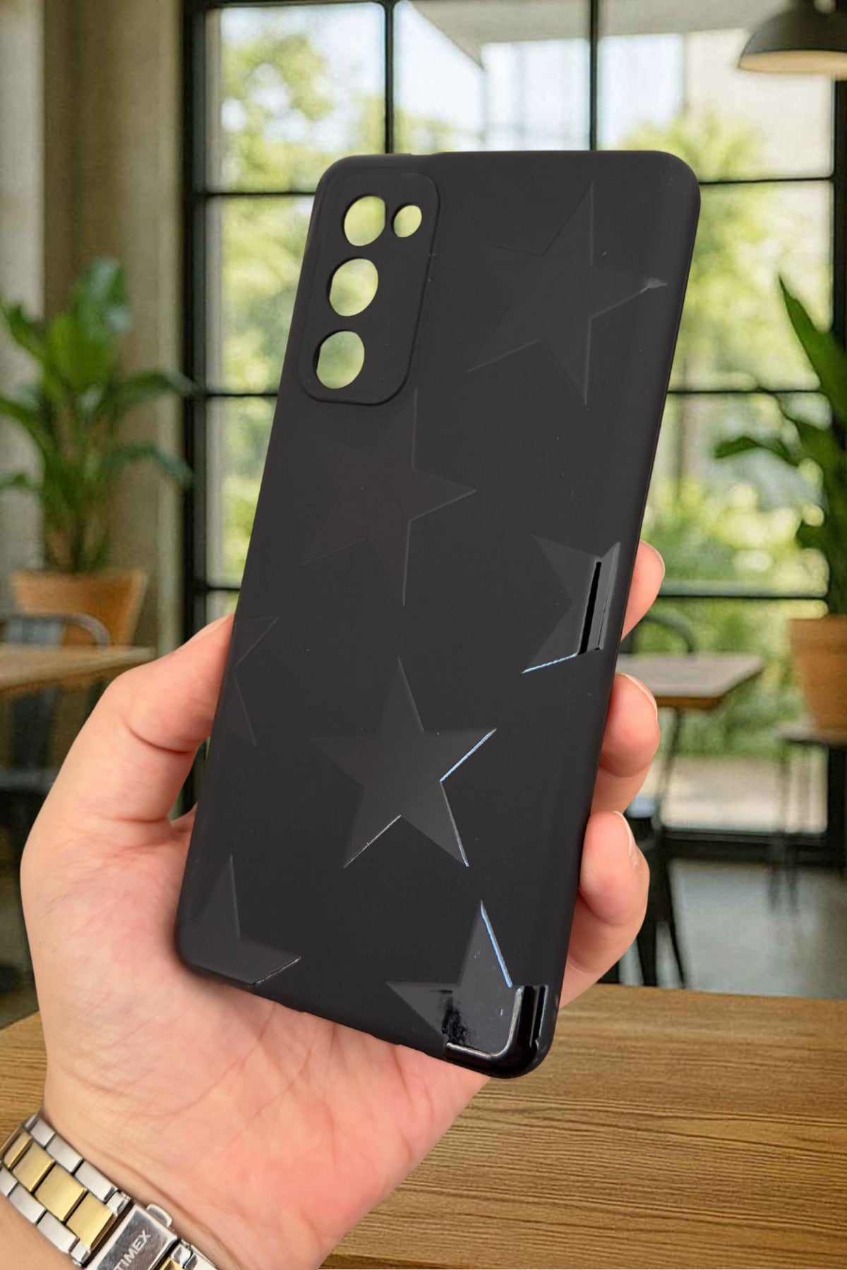 Samsung Galaxy S20 Fe Uyumlu STAR Silikon Darbe Emici Klasik Korumalı Rubber Kılıf