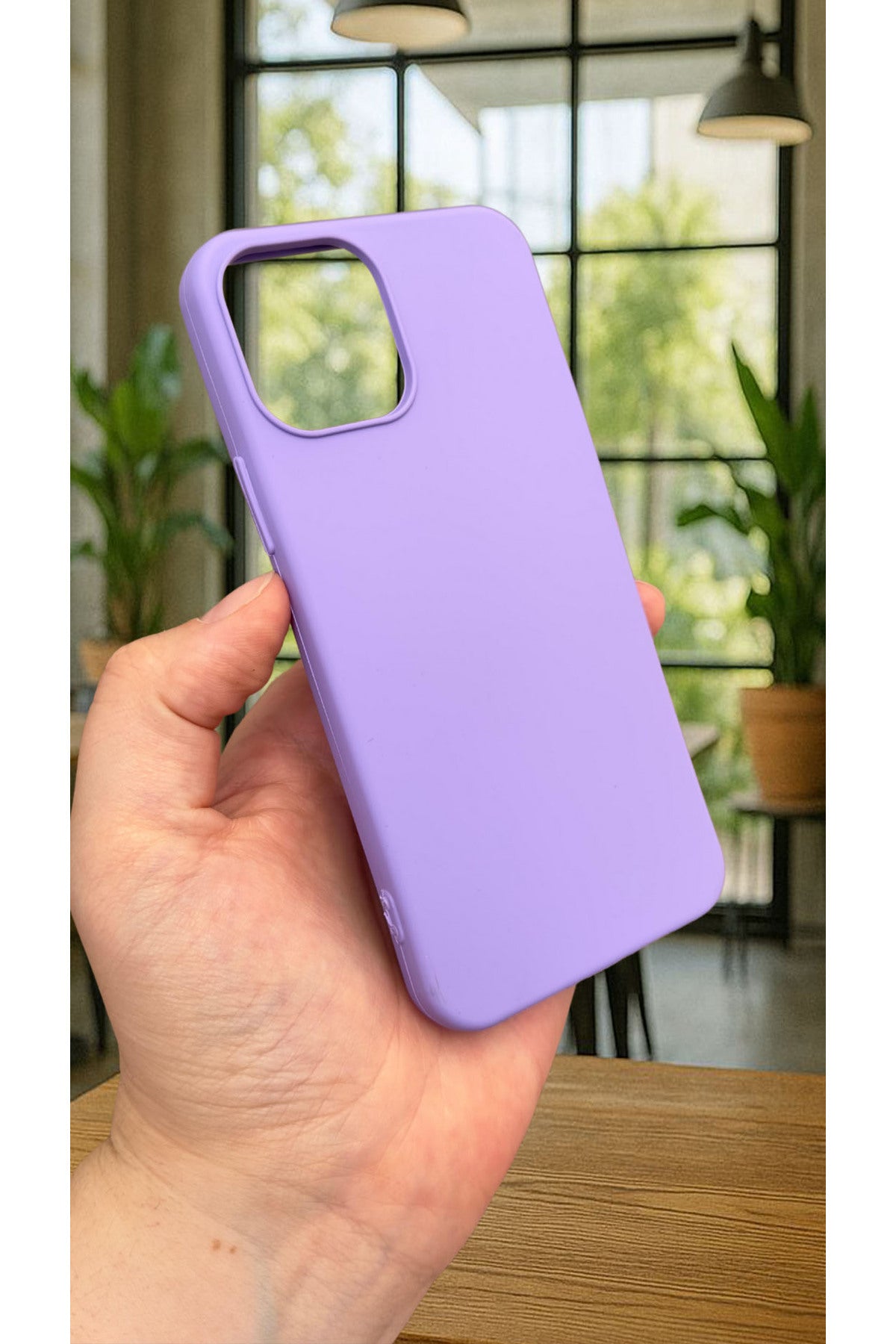 iPhone 12 ve 12 Pro Uyumlu Silikon Darbe Emici Klasik Korumalı Rubber Kılıf