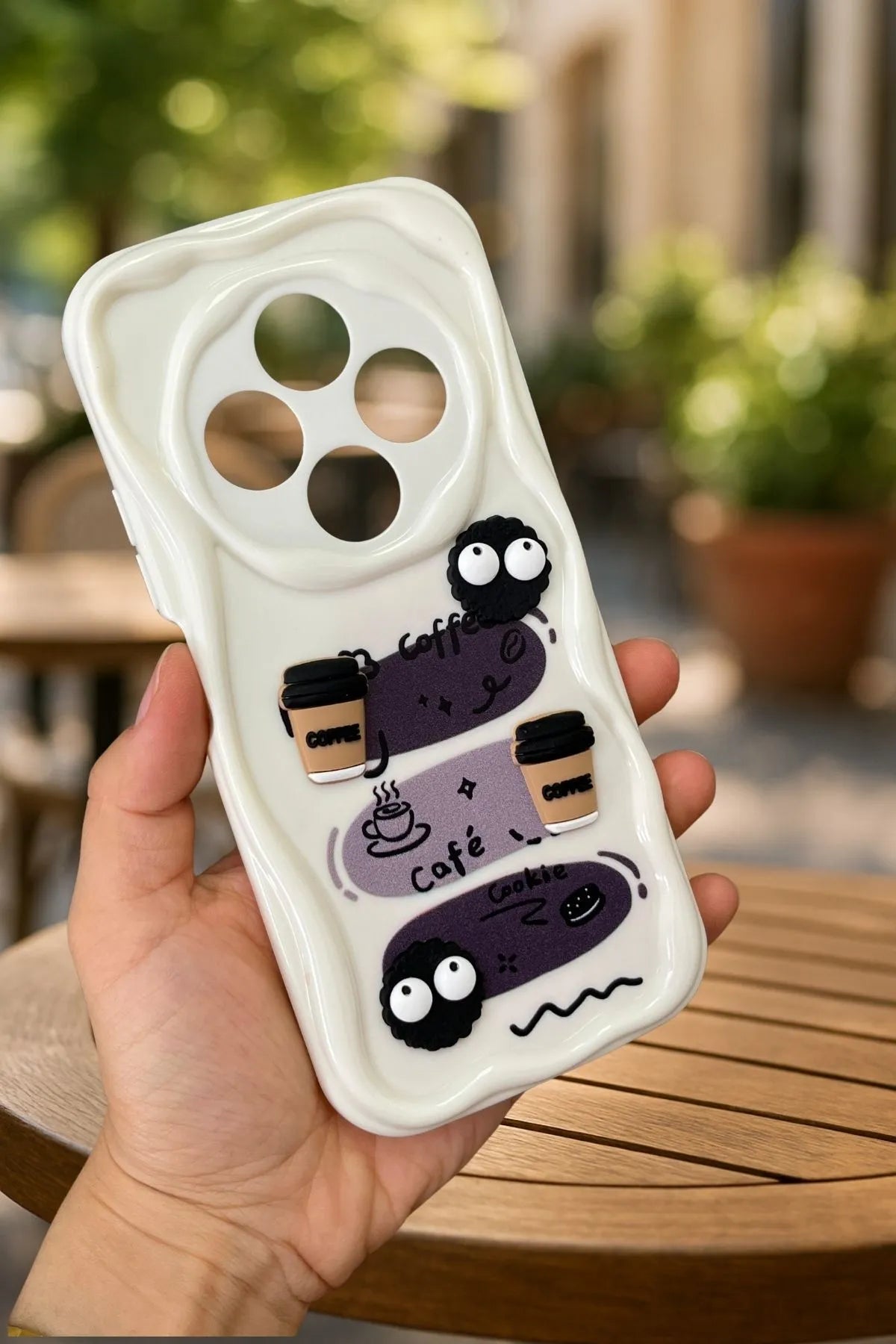 Redmi 14C Kurabiye Desenli 3 Boyutlu Şirin Parlak Tasarım Cookie Kılıf