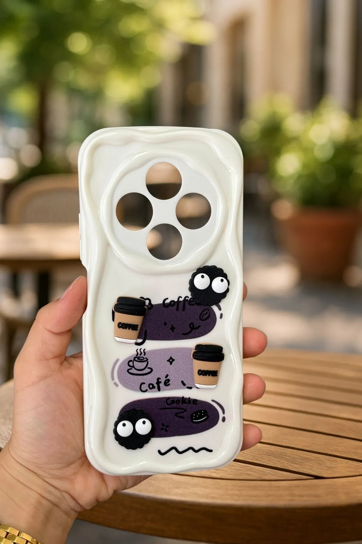 Redmi 14C Kurabiye Desenli 3 Boyutlu Şirin Parlak Tasarım Cookie Kılıf