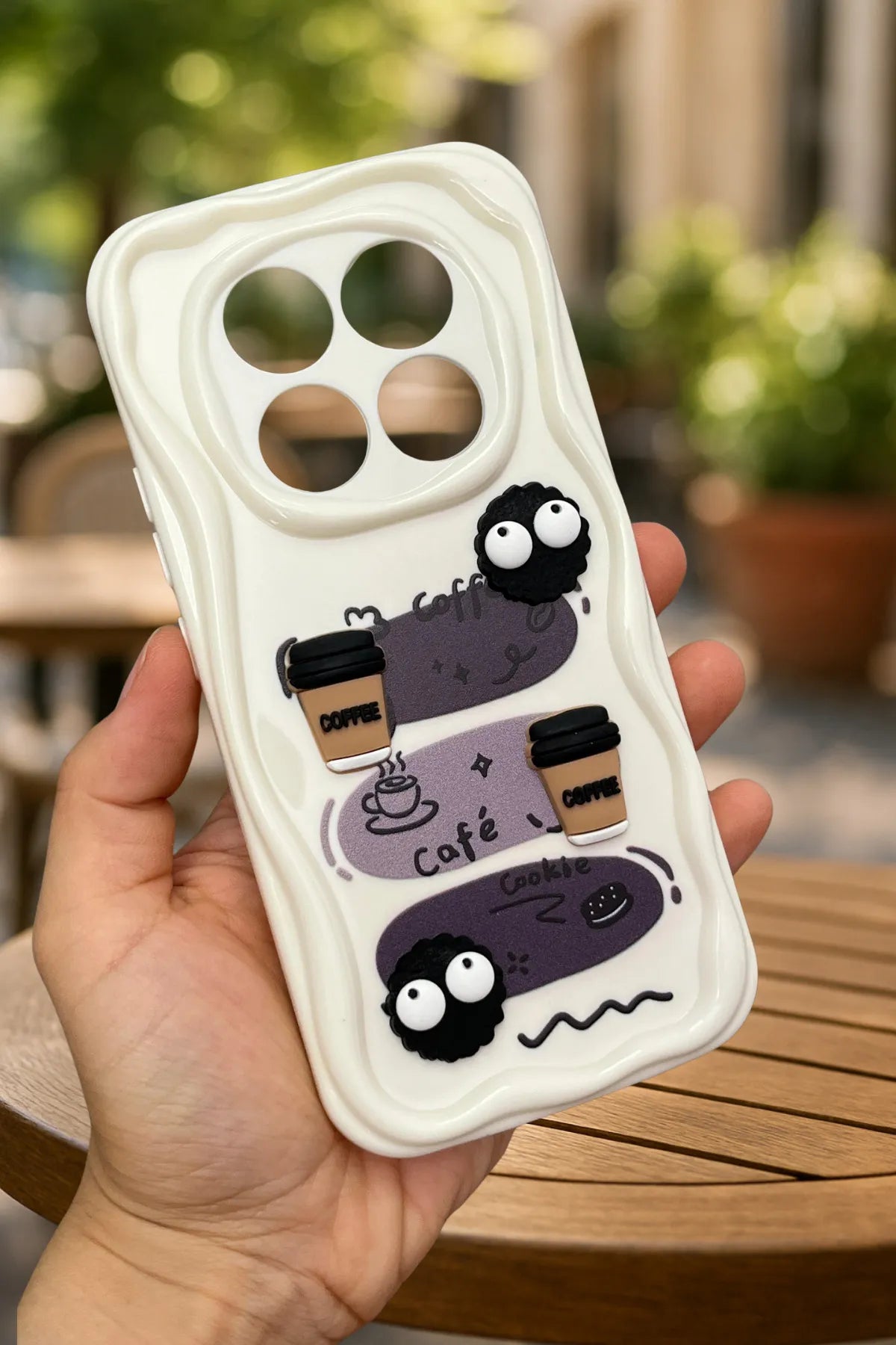 Redmi Note 14 Pro 5G Kurabiye Desenli 3 Boyutlu Şirin Parlak Tasarım Cookie Kılıf