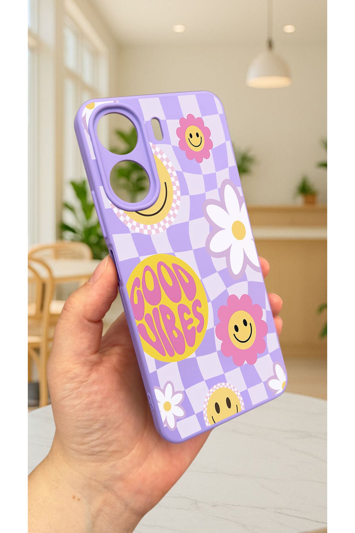 REDMİ 13C-GOOD VİBES Lansman Kamera Korumalı Yumuşak Silikon Rubber Kılıf