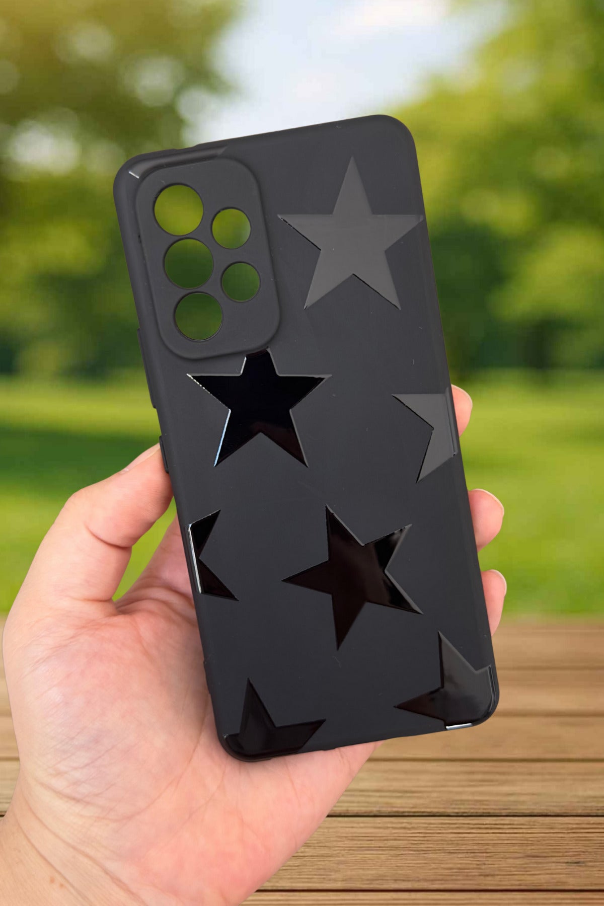 Samsung Galaxy A53 Uyumlu STAR Silikon Darbe Emici Klasik Korumalı Rubber Kılıf