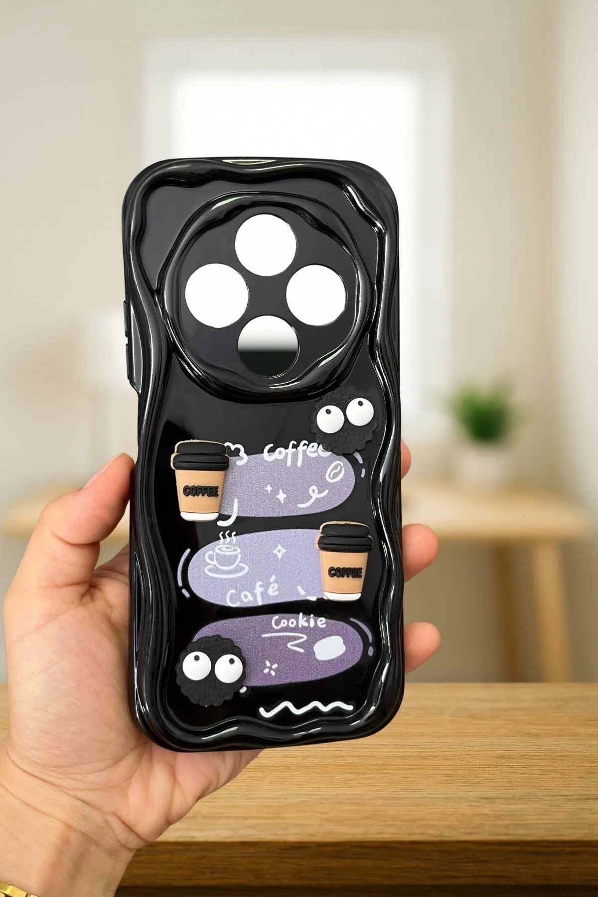 Redmi 14C Kurabiye Desenli 3 Boyutlu Şirin Parlak Tasarım Cookie Kılıf