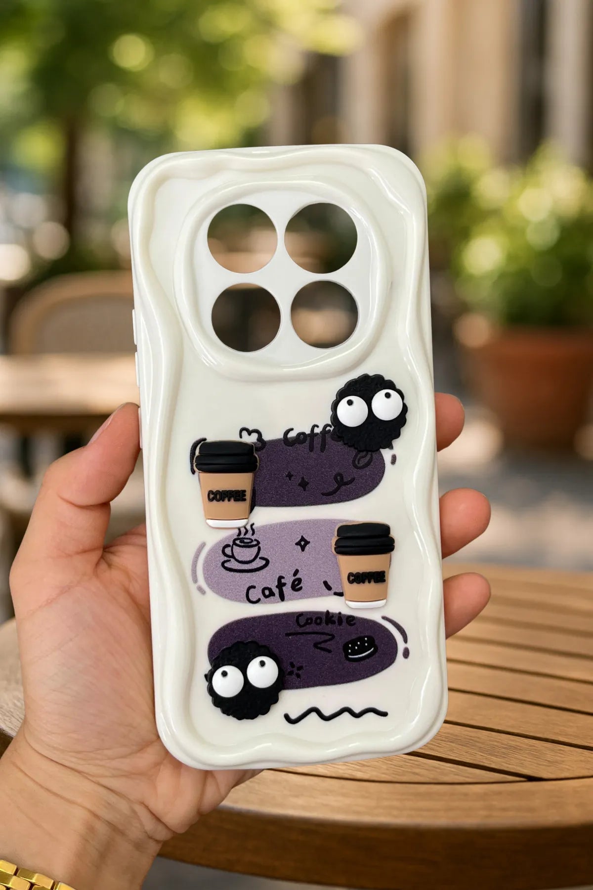 Redmi Note 14 Pro 5G Kurabiye Desenli 3 Boyutlu Şirin Parlak Tasarım Cookie Kılıf