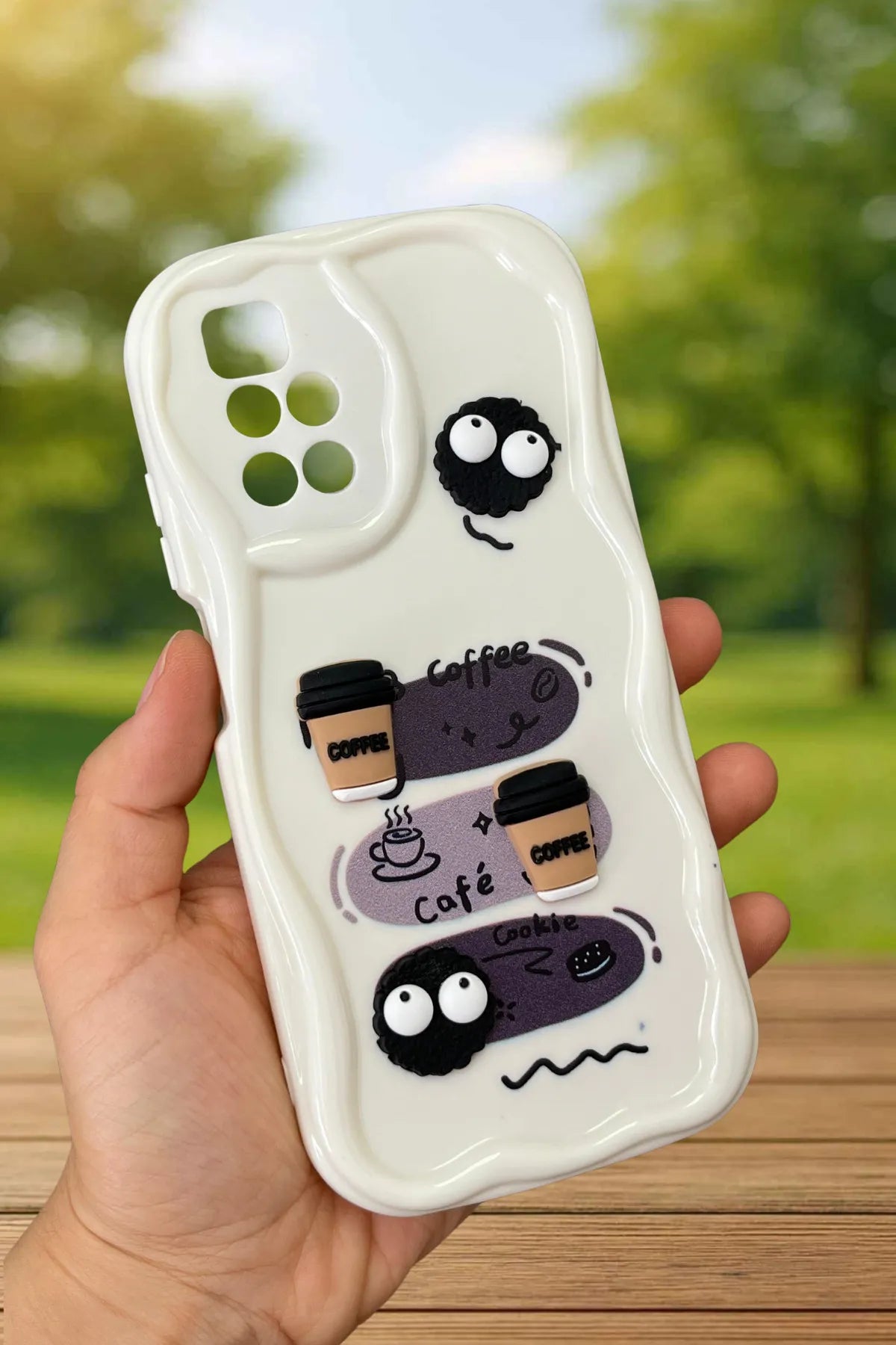 Redmi 10 Kurabiye Desenli 3 Boyutlu Şirin Parlak Tasarım Cookie Kılıf