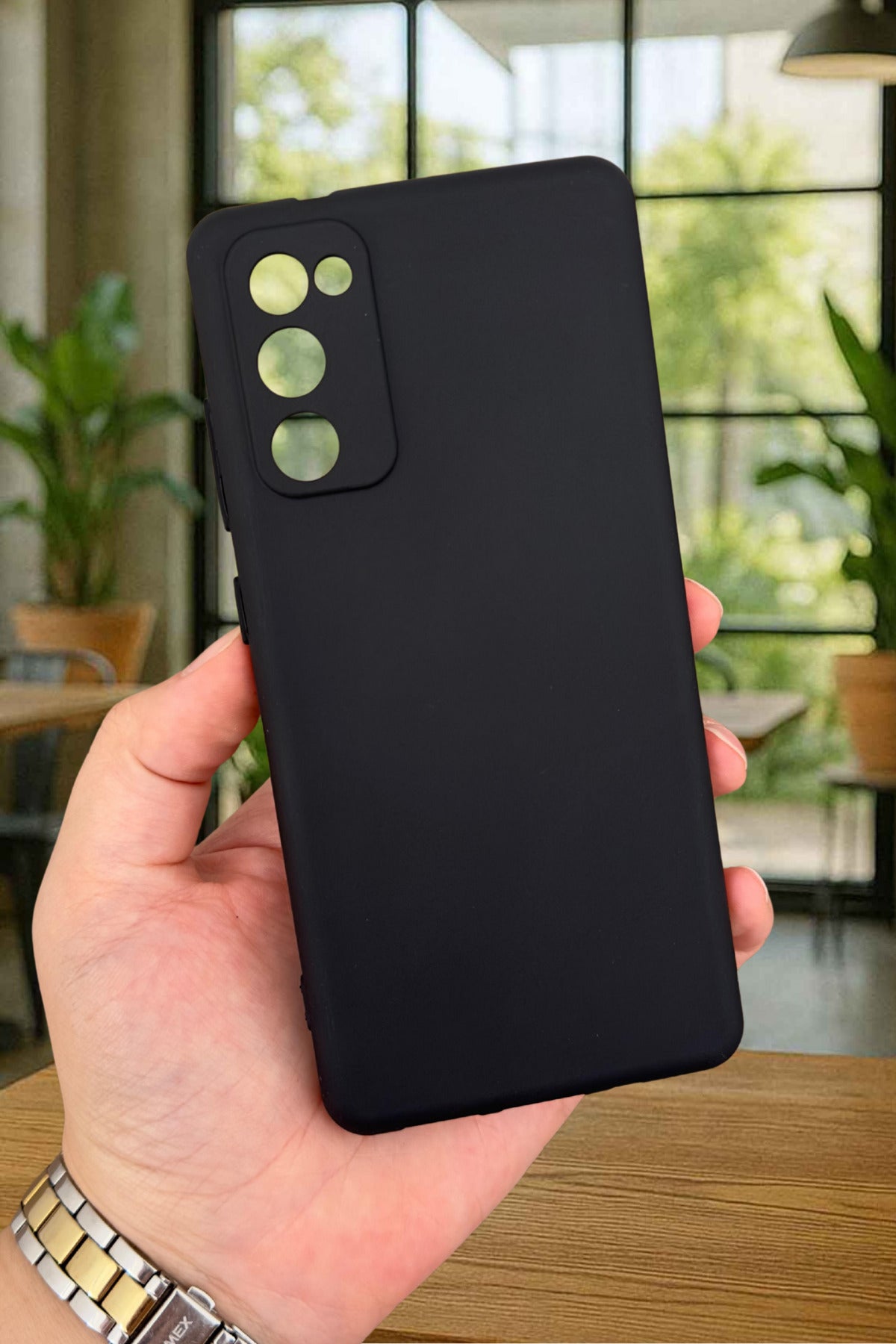 Samsung Galaxy S20 Fe Silikon Darbe Emici Klasik Korumalı Rubber Kılıf