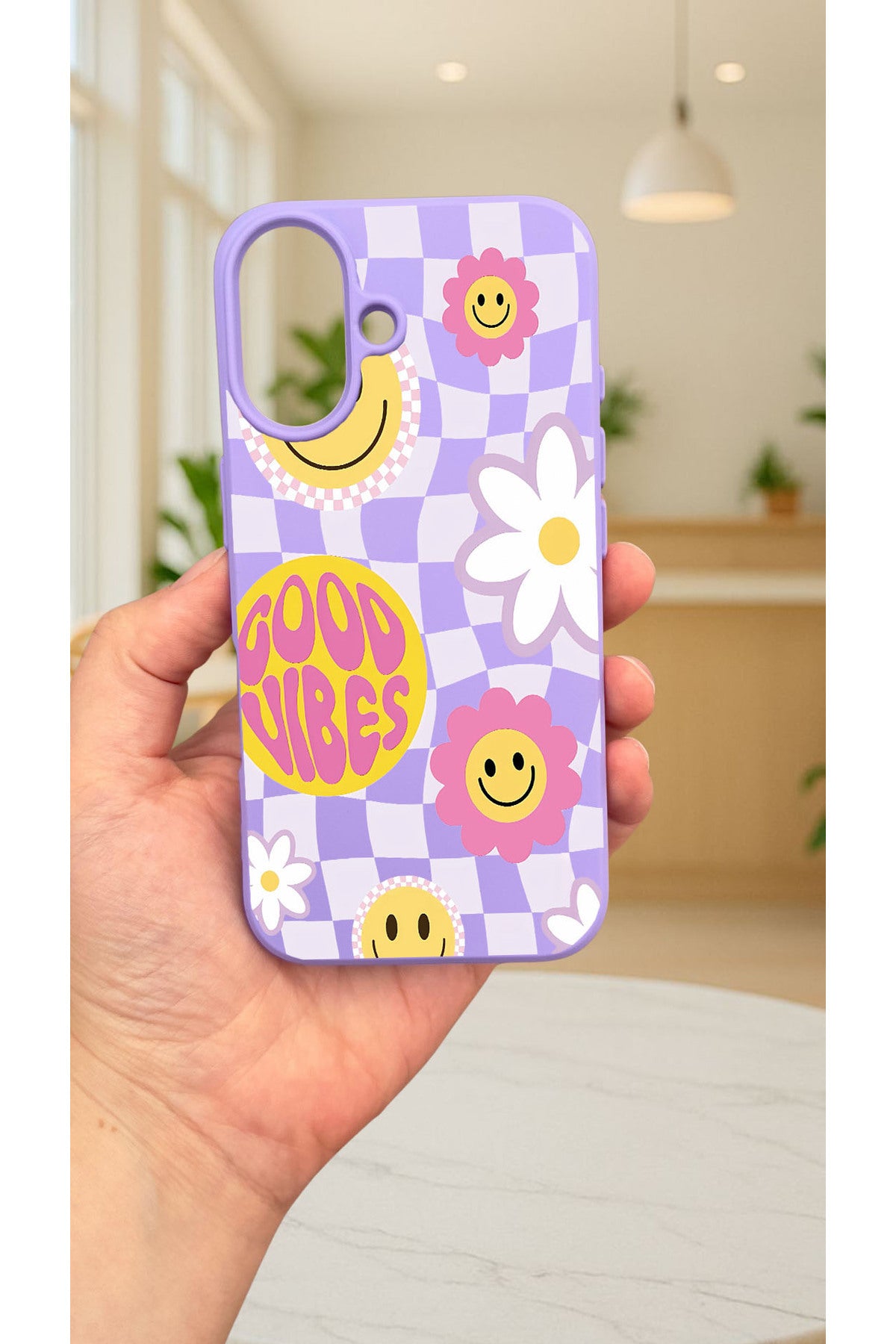iPhone 16 Plus - GOOD VİBES Silikon Darbe Emici Klasik Korumalı Rubber Kılıf