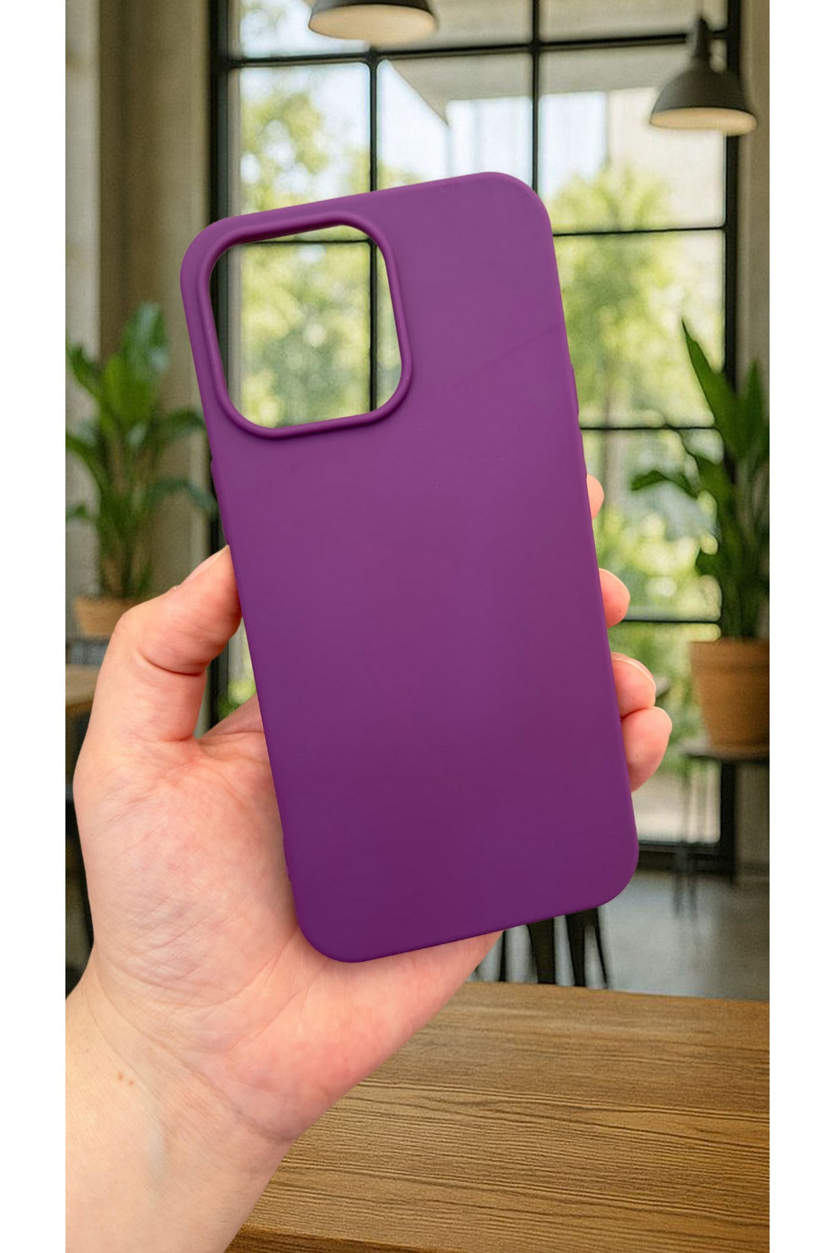 iPhone 15 Pro Max - Silikon Darbe Emici Klasik Korumalı Rubber Kılıf