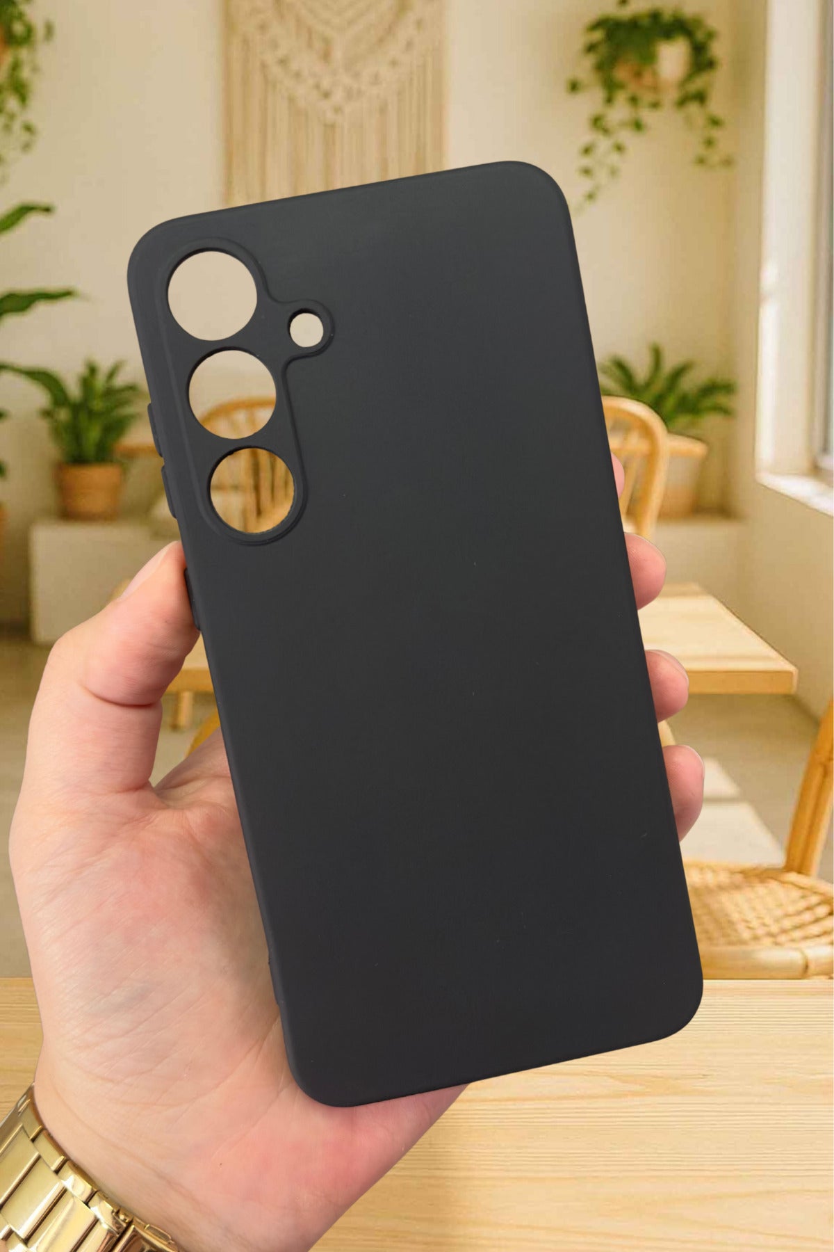 Samsung Galaxy S25 Plus Silikon Darbe Emici Klasik Korumalı Rubber Kılıf