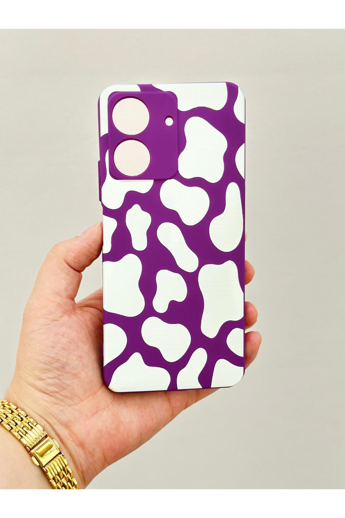 REDMİ 13C-MİLKA desenli Lansman Kamera Korumalı Yumuşak Silikon RUBBER Kılıf