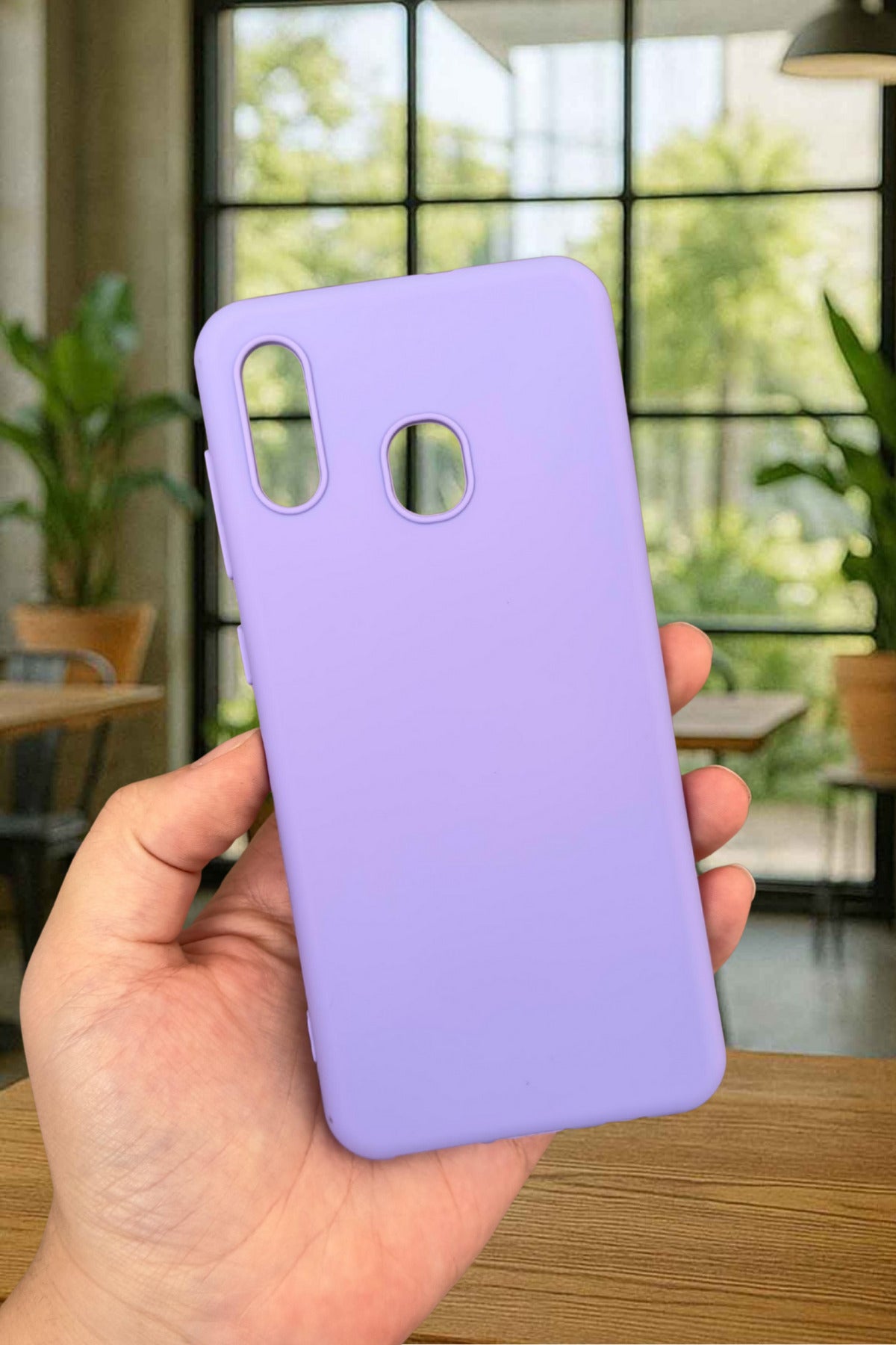 Samsung Galaxy A20 Silikon Darbe Emici Klasik Korumalı Rubber Kılıf