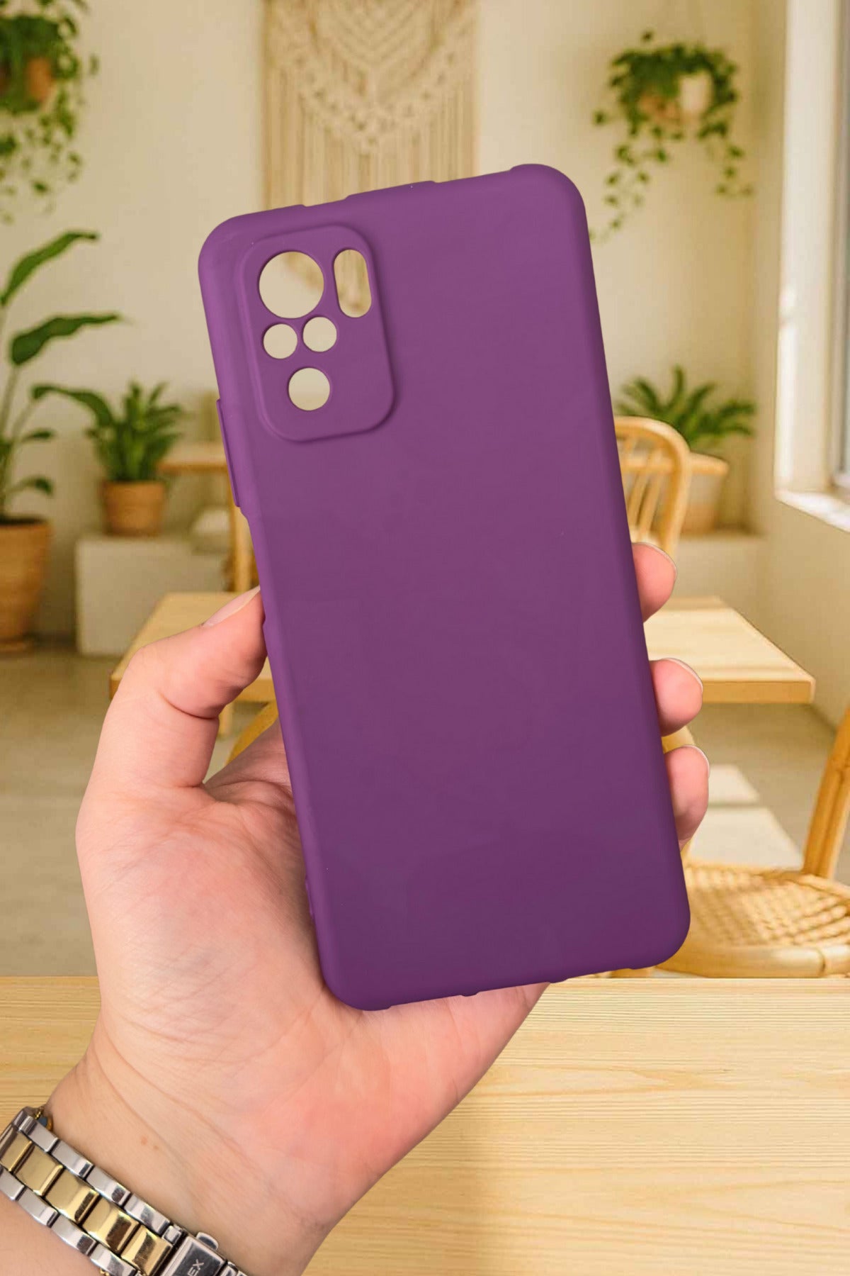 Xiaomi Redmi Note 10 ve 10S Uyumlu Silikon Darbe Emici Klasik Korumalı Rubber Kılıf