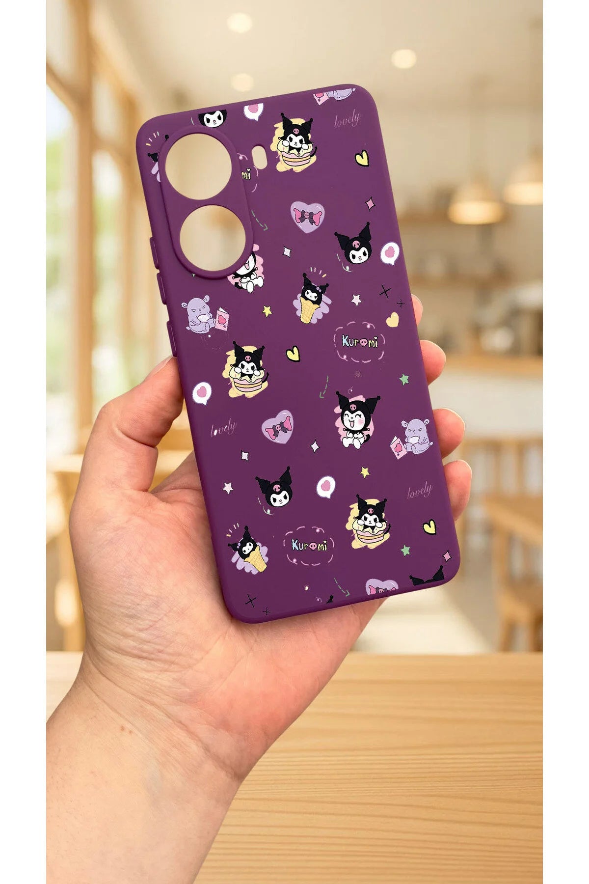 Xiaomi POCO X7 PRO KURUMI DESENLİ Silikon Darbe Emici Klasik Korumalı Rubber Kılıf