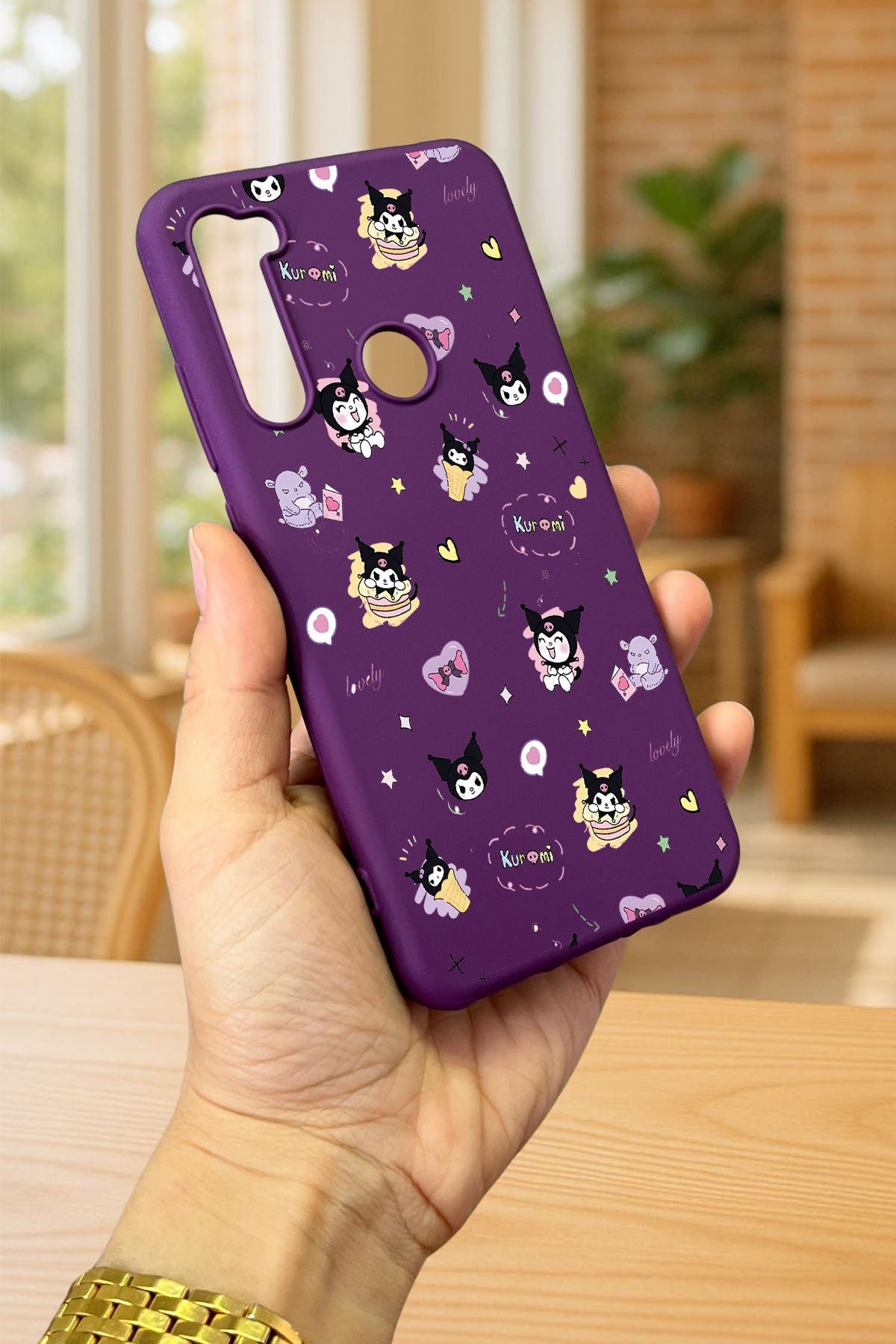 Xiaomi Redmi Note 8 KURUMI DESENLİ Silikon Darbe Emici Klasik Korumalı Rubber Kılıf