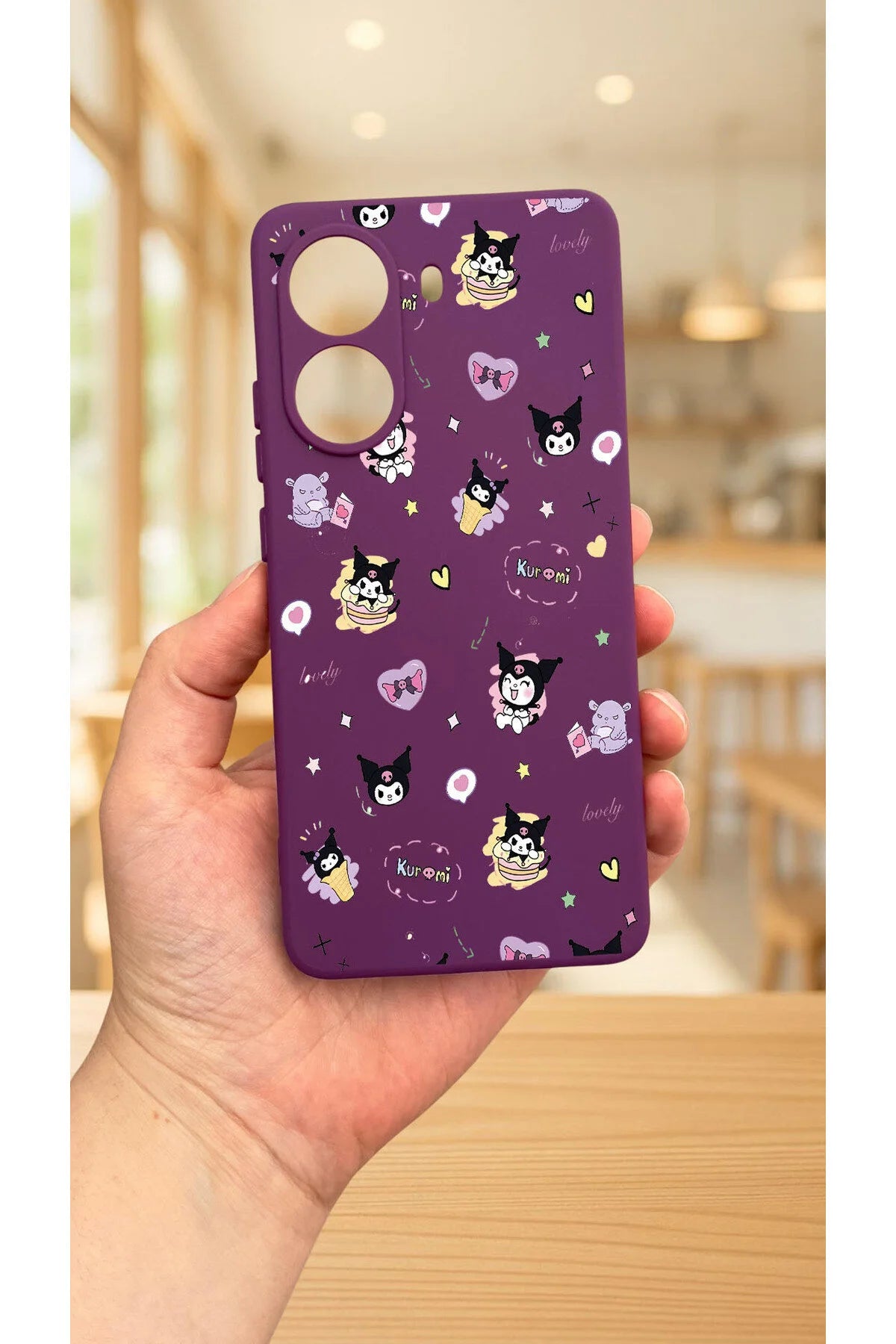 Xiaomi POCO X7 PRO KURUMI DESENLİ Silikon Darbe Emici Klasik Korumalı Rubber Kılıf