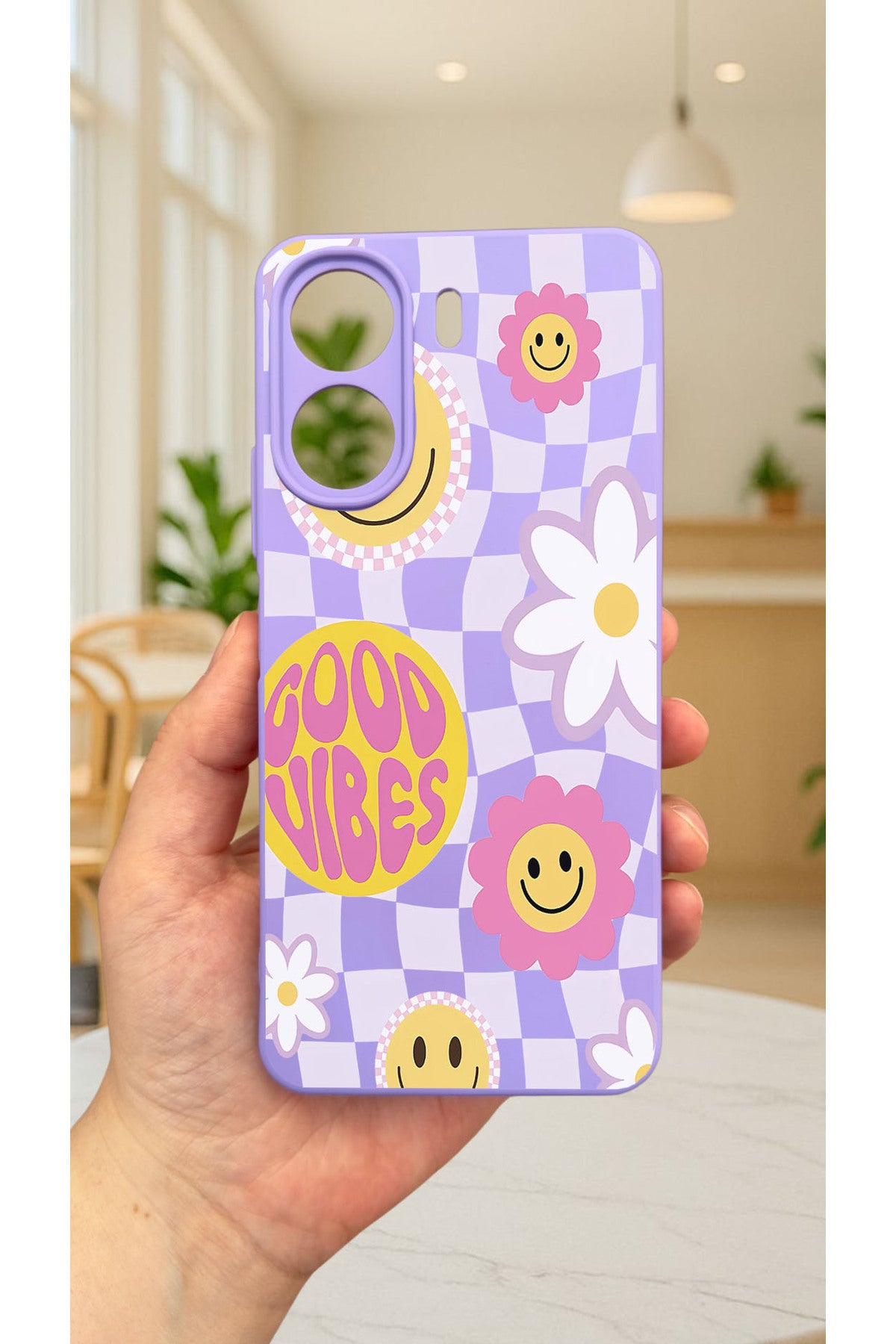 REDMİ 13C-GOOD VİBES Lansman Kamera Korumalı Yumuşak Silikon Rubber Kılıf