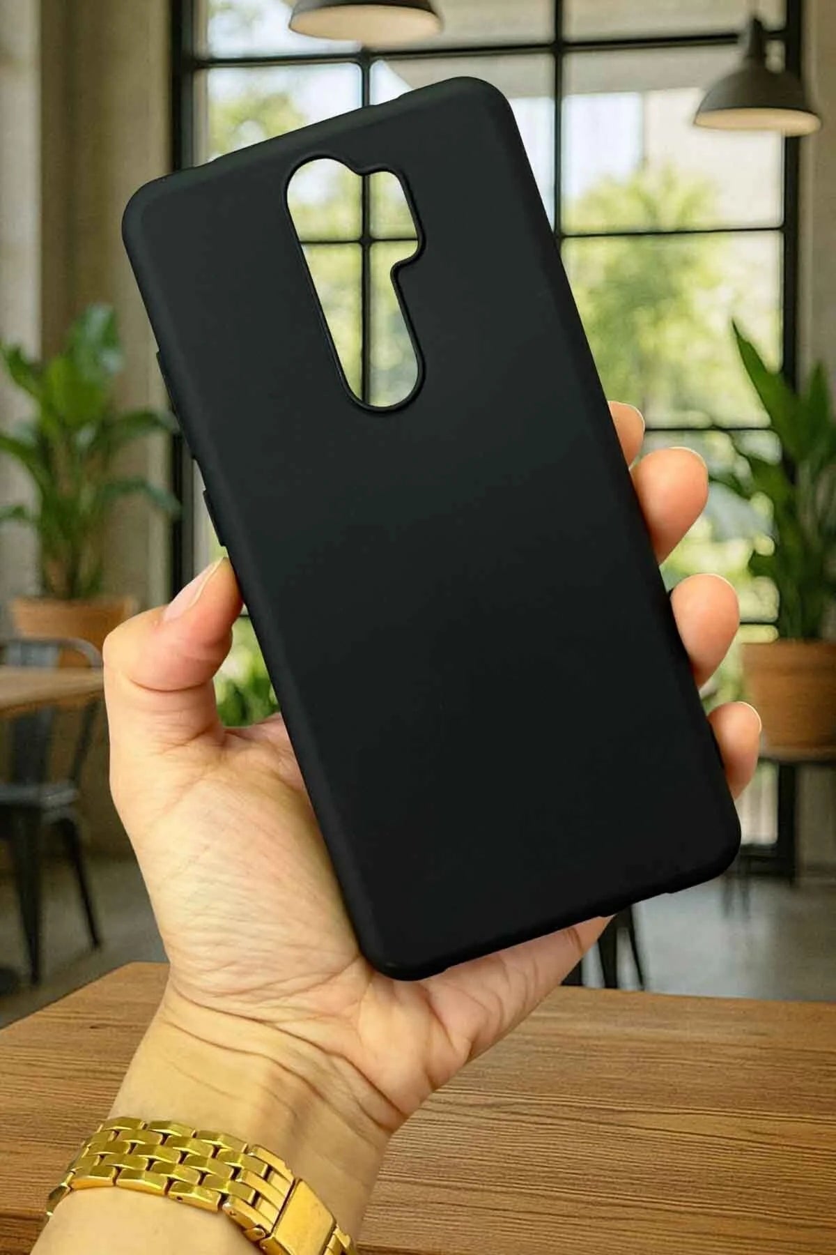 Xiaomi Redmi Note 8 Pro Silikon Darbe Emici Klasik Korumalı Rubber Kılıf