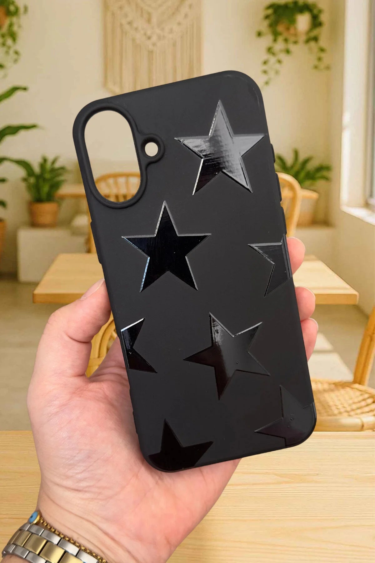 iPhone 16 Plus - STAR Silikon Darbe Emici Klasik Korumalı Rubber Kılıf