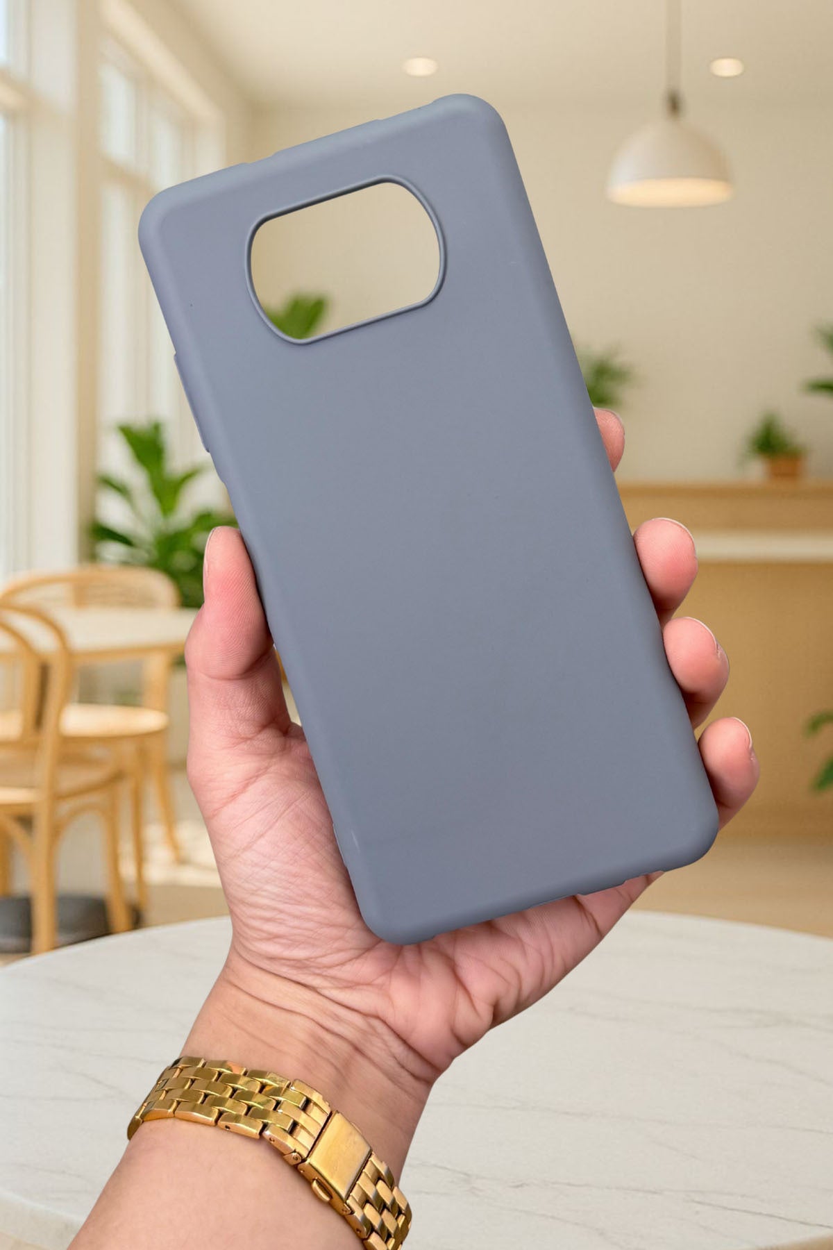 Poco X3 ve X3 Pro - Silikon Darbe Emici Klasik Korumalı Rubber Kılıf