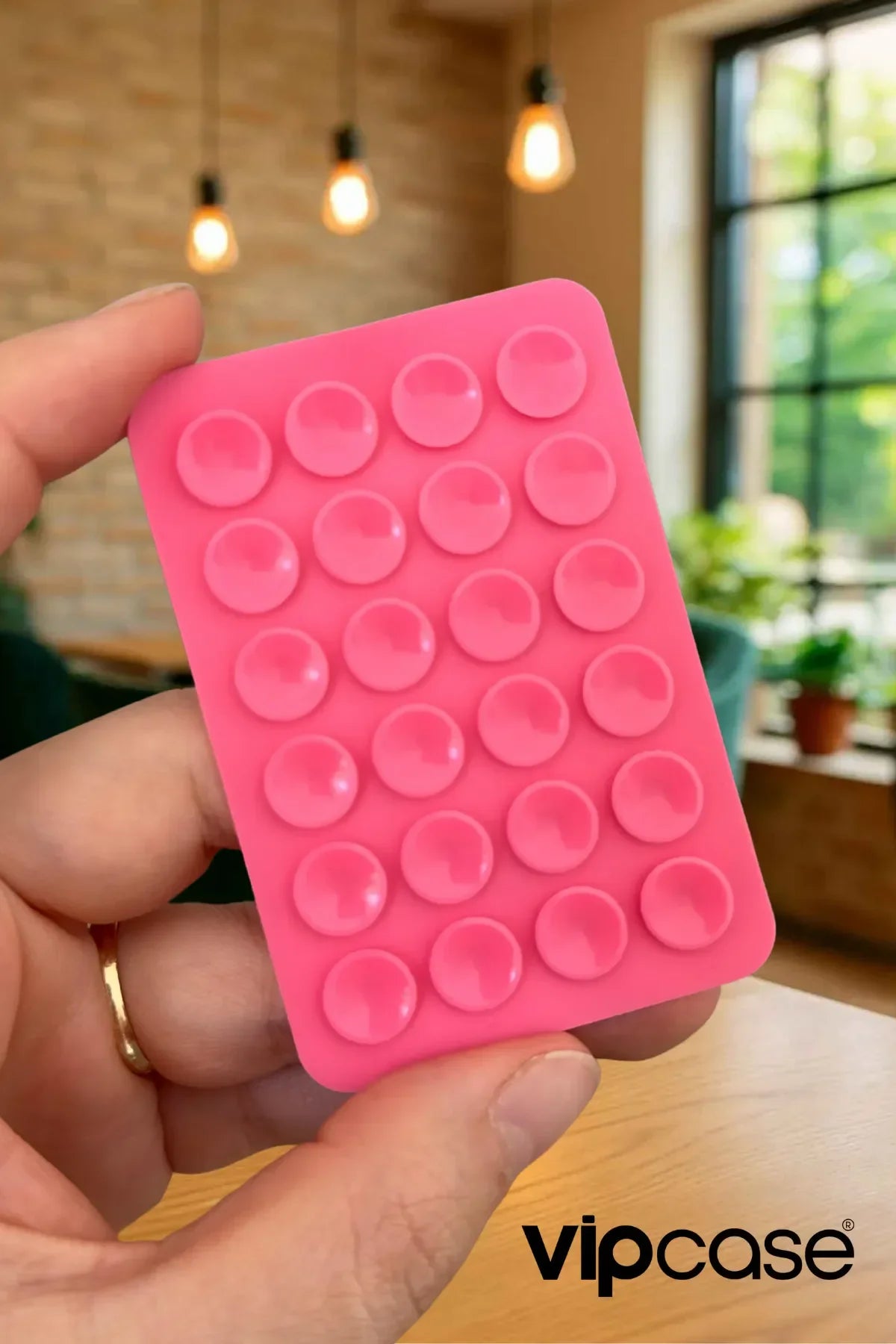 3M Çift Taraflı Bantlı Telefon Arkası Silikon Renkli Vantuzlu Telefon Tutucu