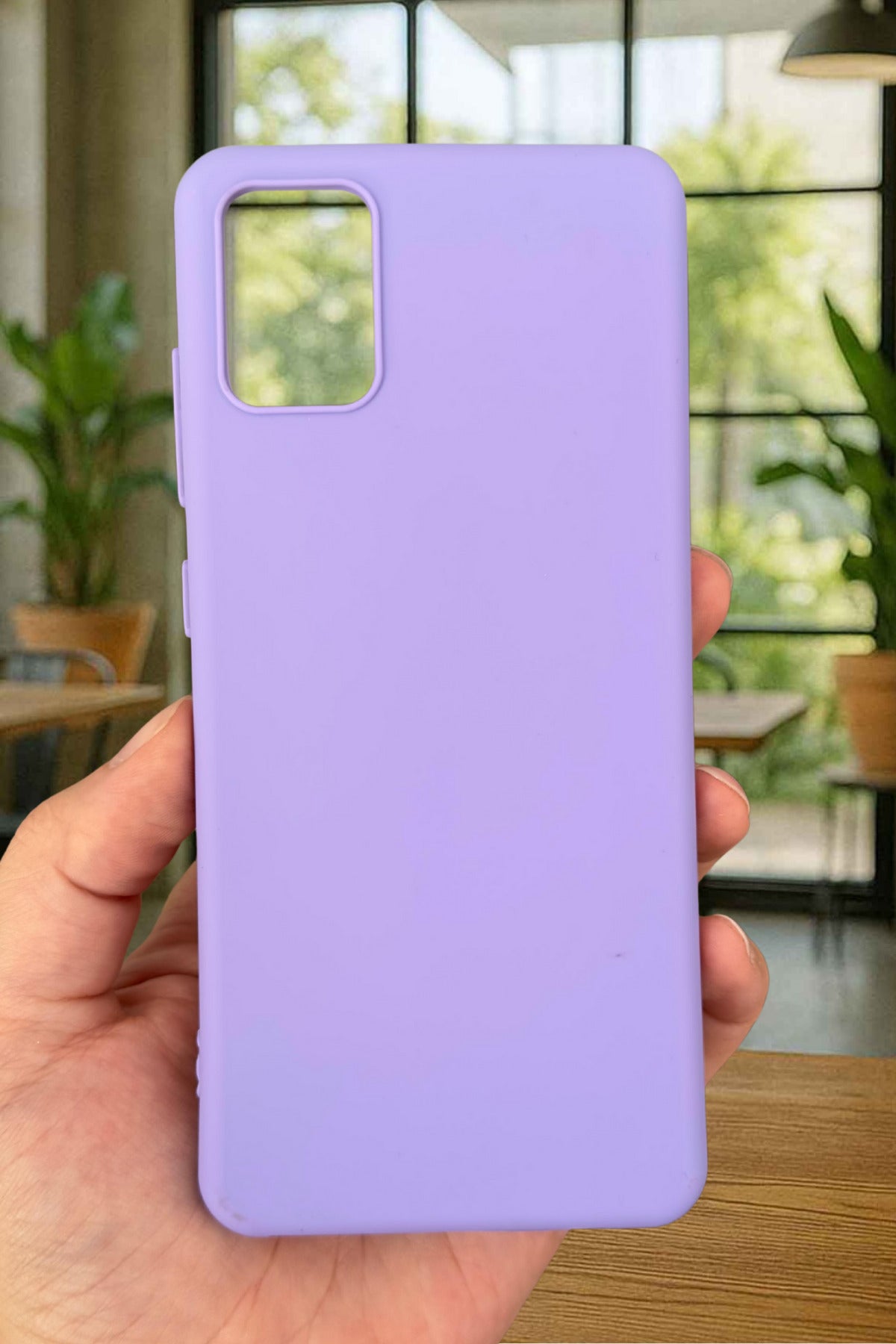 Samsung Galaxy A51 Silikon Darbe Emici Klasik Korumalı Rubber Kılıf