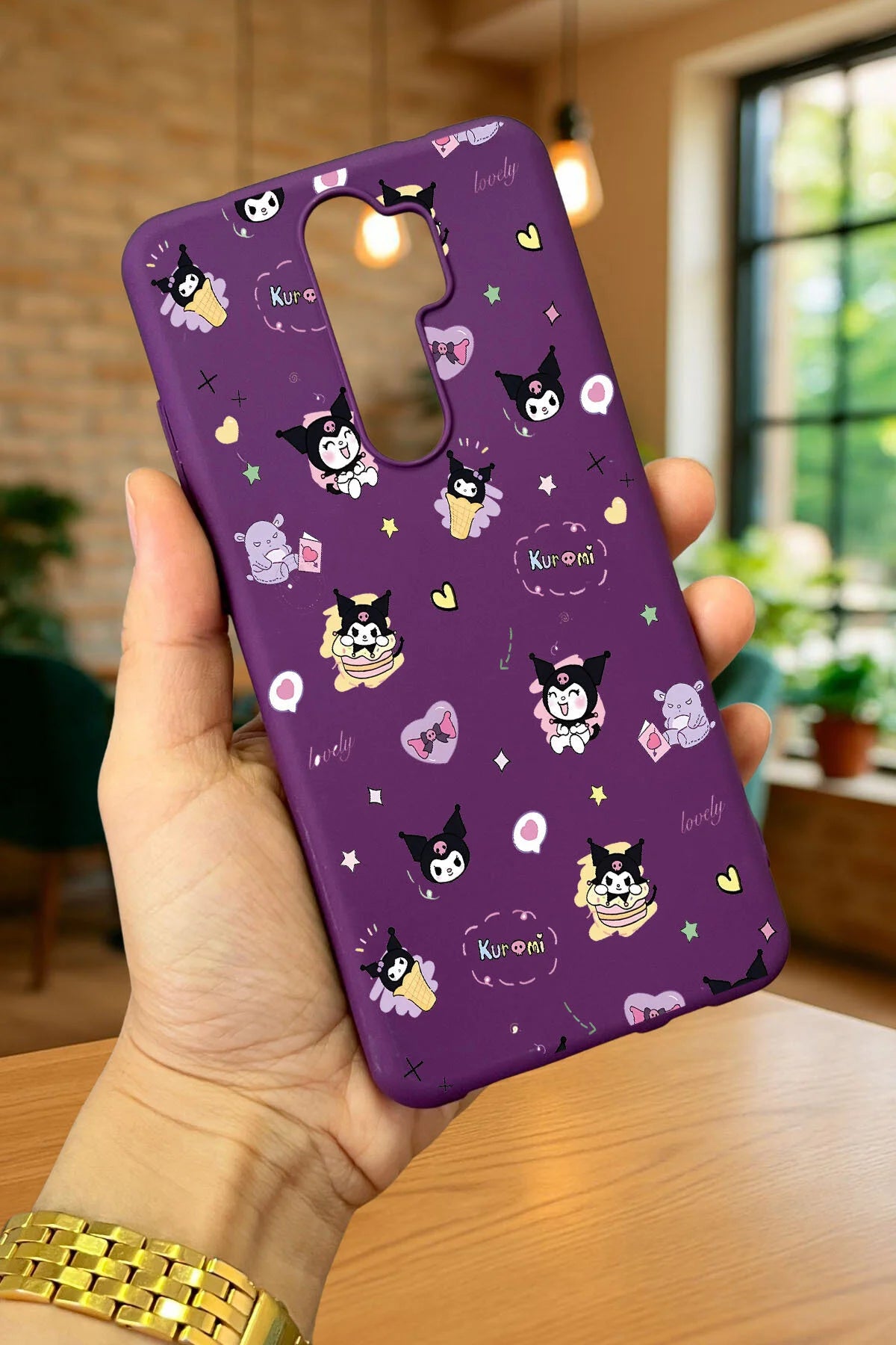 Xiaomi Redmi Note 8 Pro KURUMI DESENLİ Silikon Darbe Emici Klasik Korumalı Rubber Kılıf