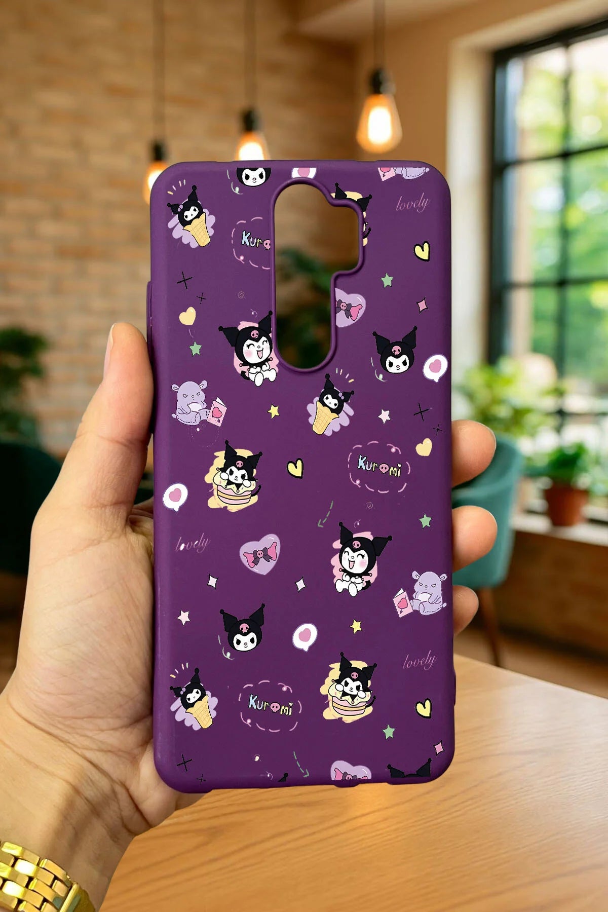 Xiaomi Redmi Note 8 Pro KURUMI DESENLİ Silikon Darbe Emici Klasik Korumalı Rubber Kılıf