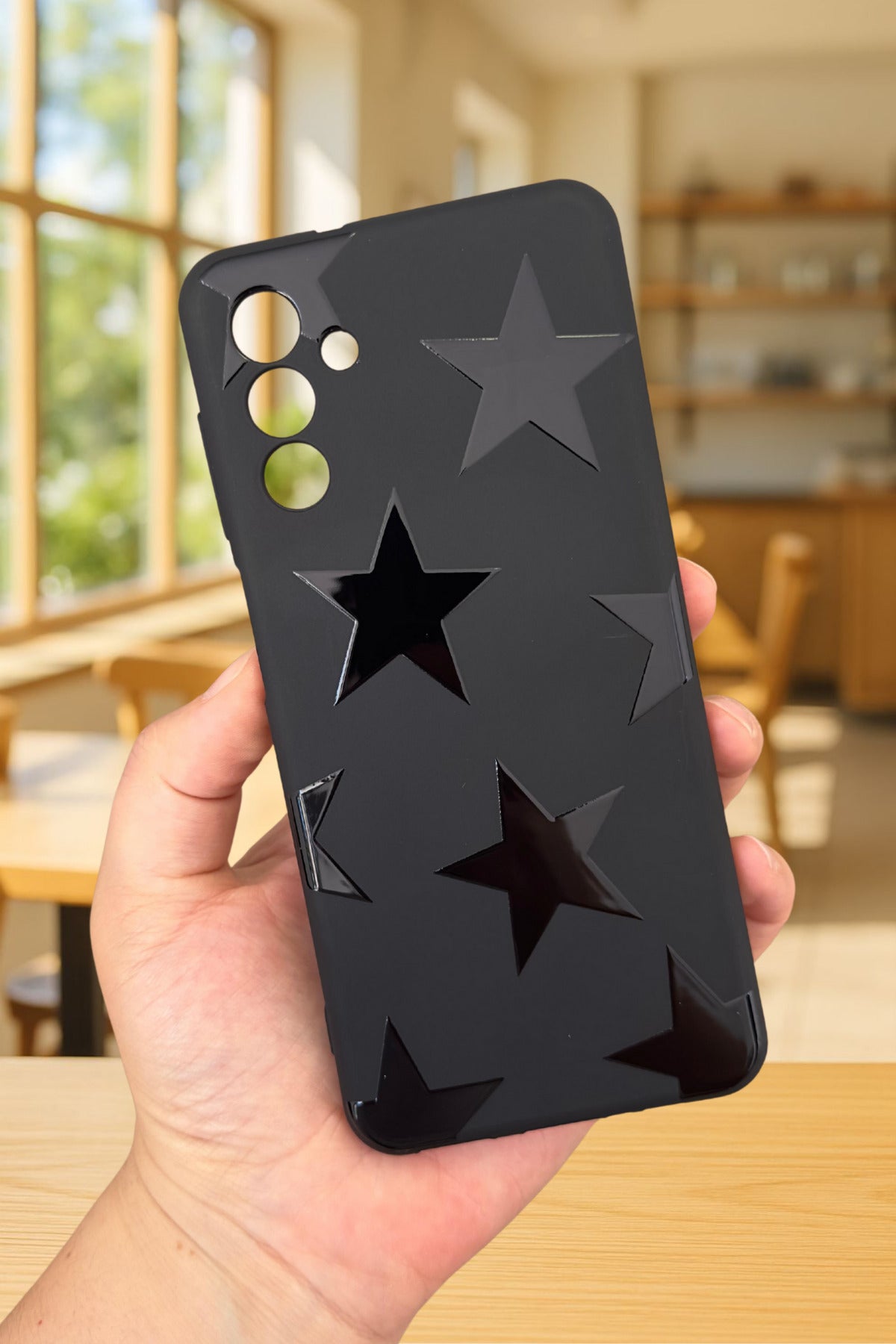 Samsung Galaxy A54 Uyumlu STAR Silikon Darbe Emici Klasik Korumalı Rubber Kılıf