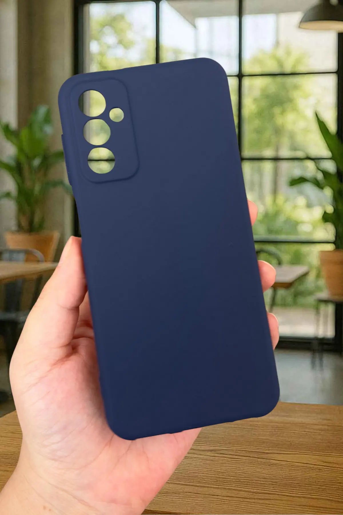Samsung Galaxy M13 Silikon Darbe Emici Klasik Korumalı Rubber Kılıf