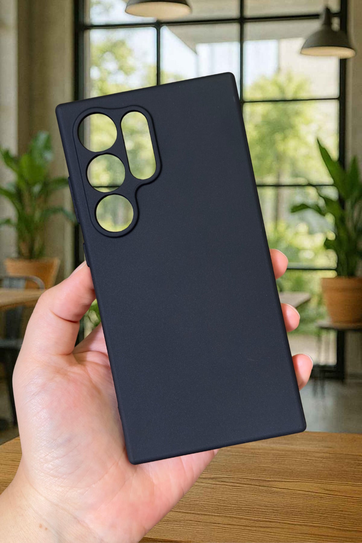 Samsung Galaxy S24 Ultra Silikon Darbe Emici Klasik Korumalı Rubber Kılıf