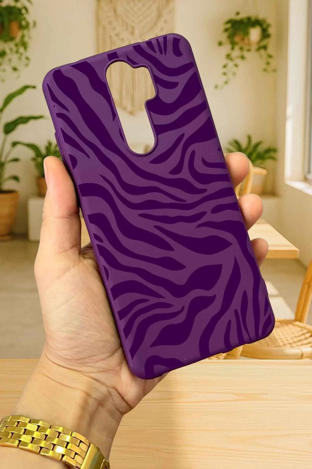 Xiaomi Redmi Note 8 Pro ZEBRA DESENLİ Silikon Darbe Emici Klasik Korumalı Rubber Kılıf