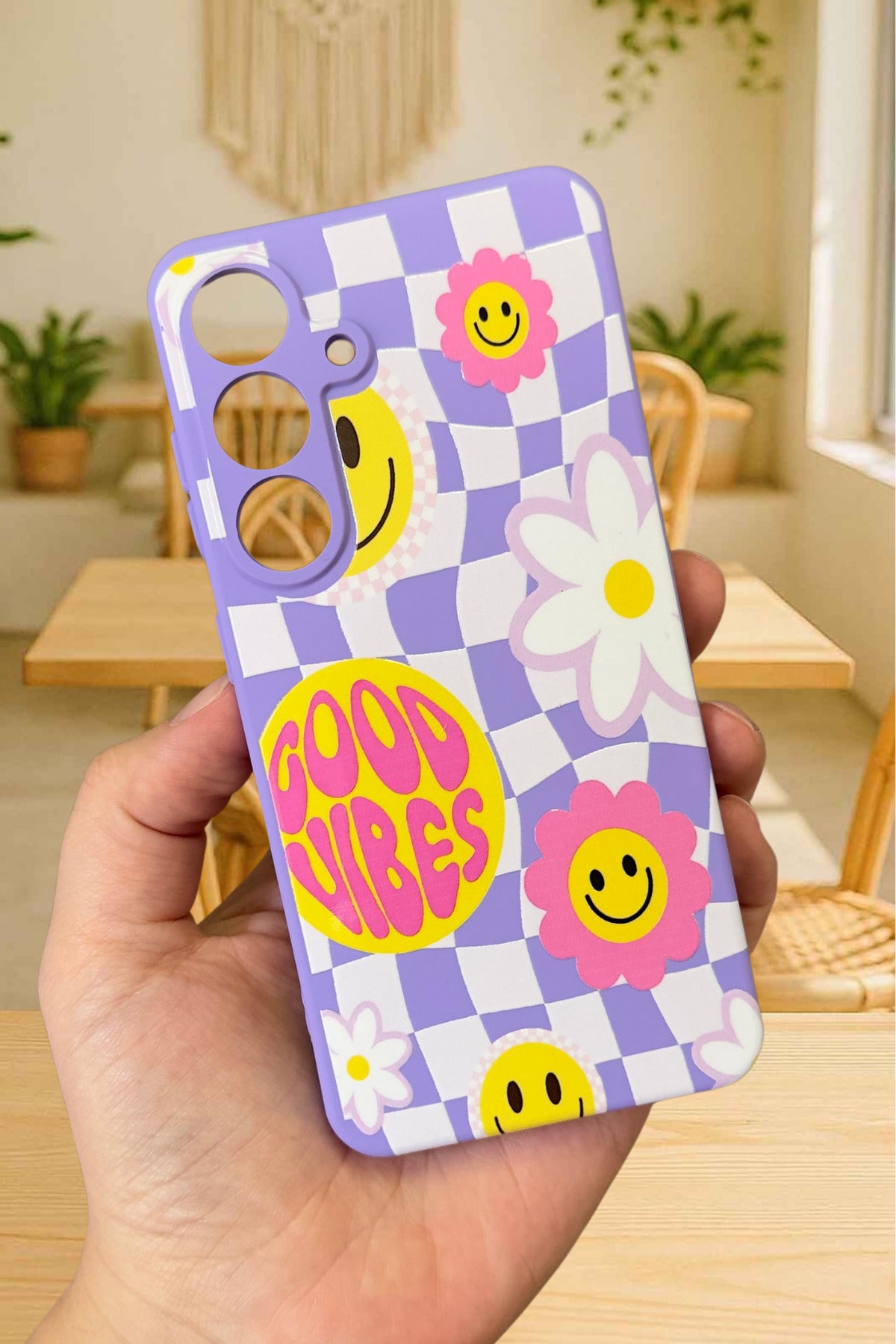 Samsung Galaxy A16 - GOOD VİBES Silikon Darbe Emici Klasik Korumalı Rubber Kılıf