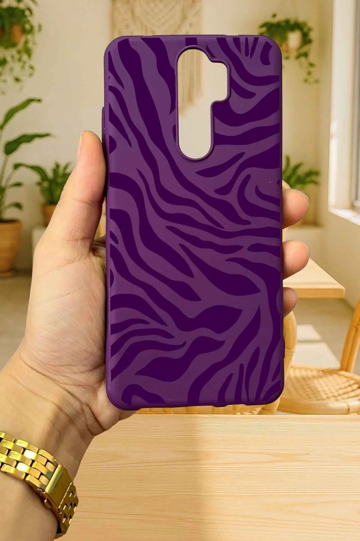 Xiaomi Redmi Note 8 Pro ZEBRA DESENLİ Silikon Darbe Emici Klasik Korumalı Rubber Kılıf