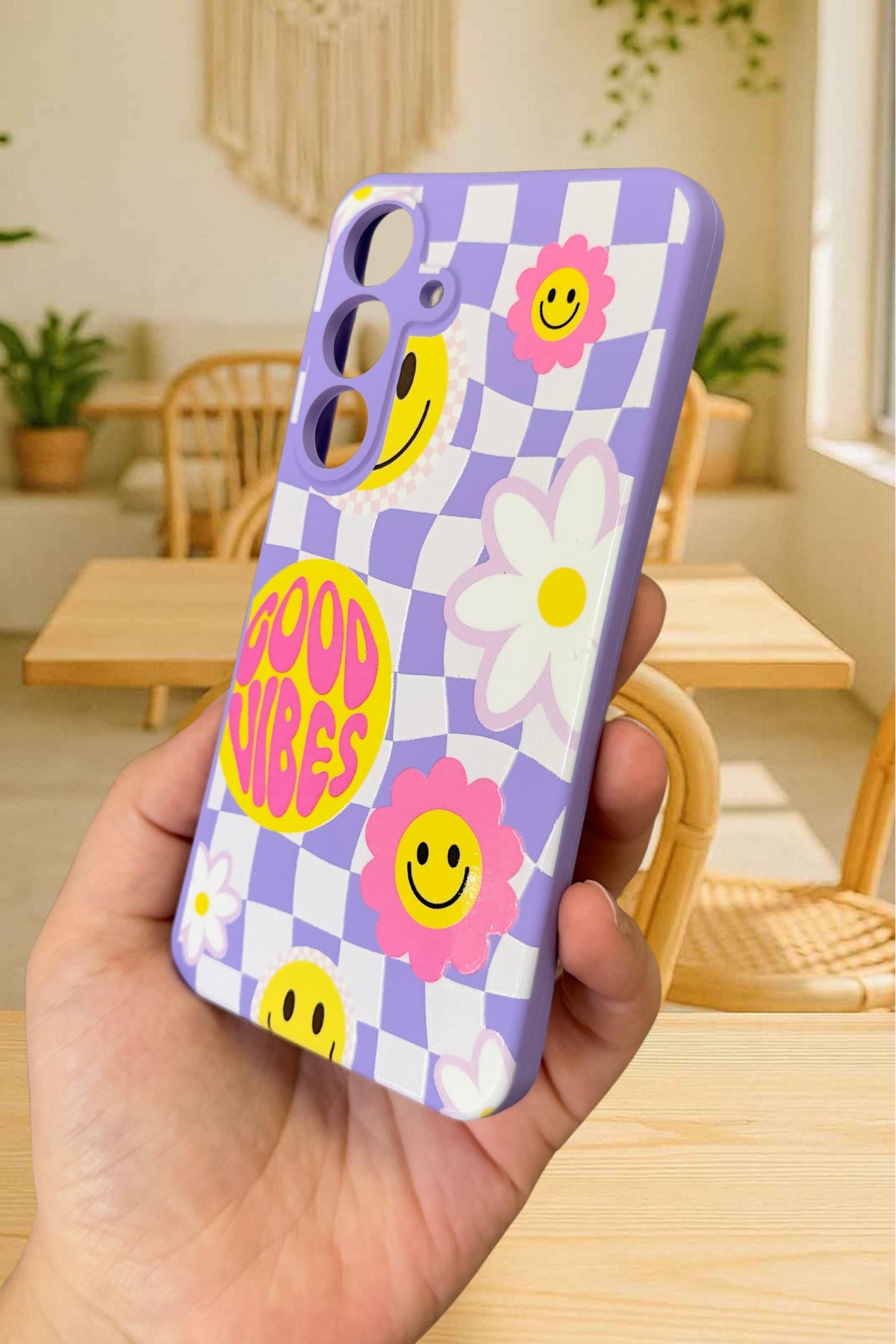 Samsung Galaxy A16 - GOOD VİBES Silikon Darbe Emici Klasik Korumalı Rubber Kılıf