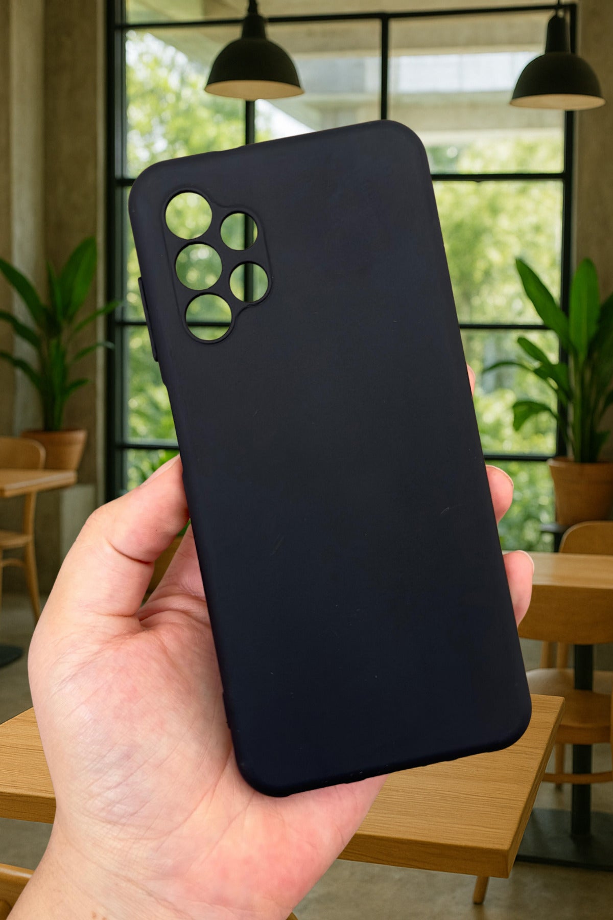 Samsung Galaxy A13 Silikon Darbe Emici Klasik Korumalı Rubber Kılıf