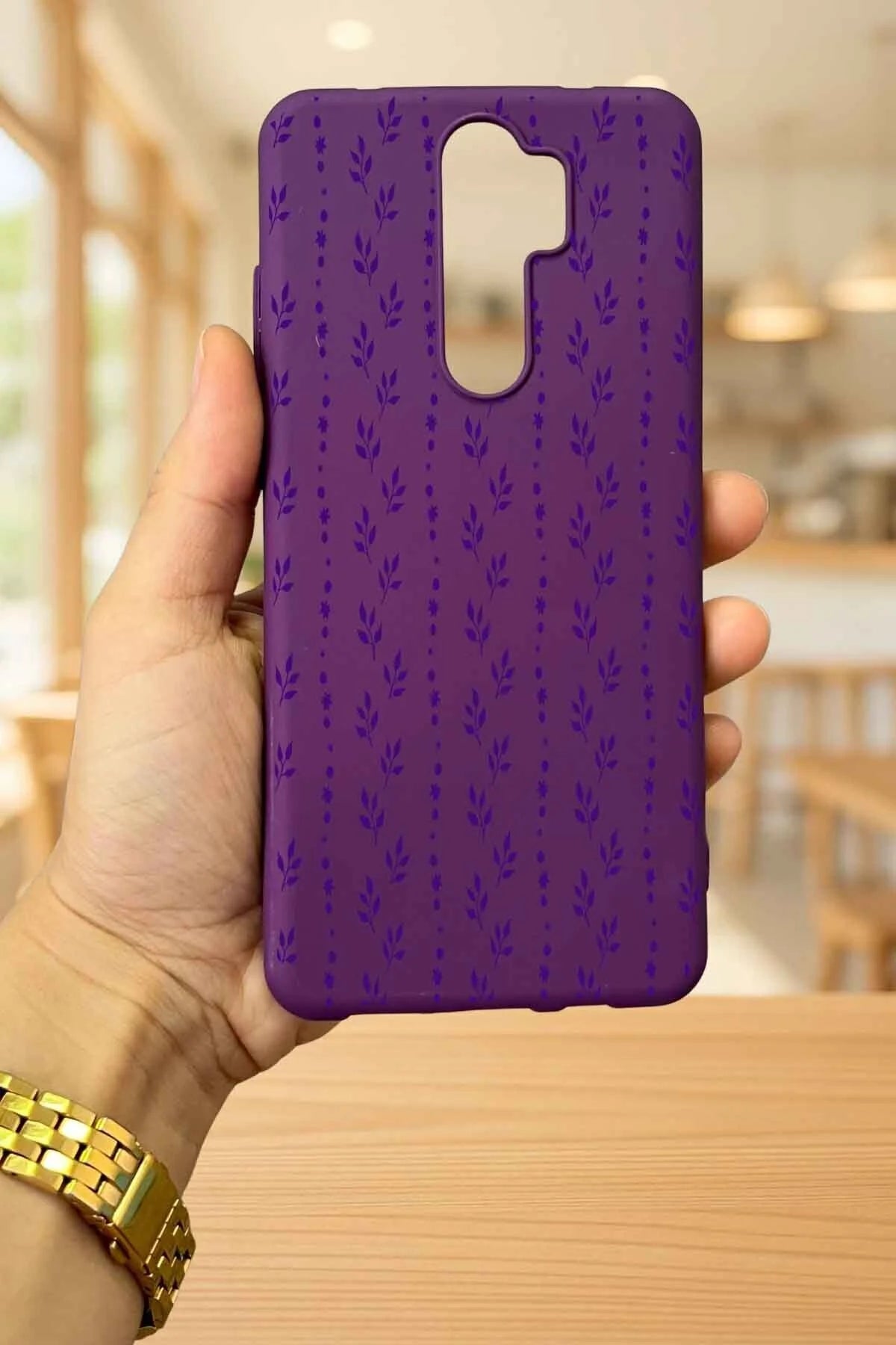 Xiaomi Redmi Note 8 Pro SARMAŞIK DESENLİ Silikon Darbe Emici Klasik Korumalı Rubber Kılıf