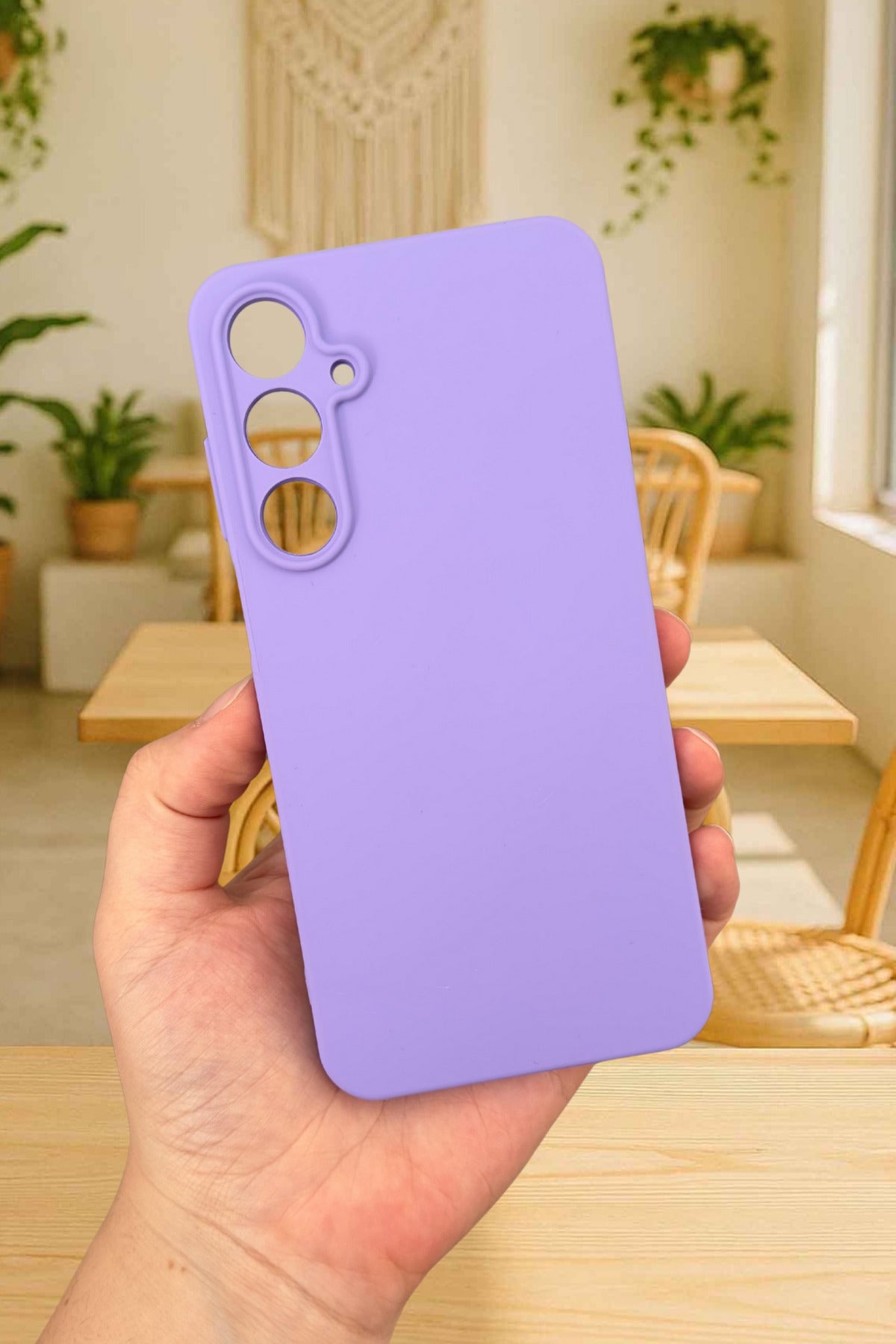 Samsung Galaxy A55 - Silikon Darbe Emici Klasik Korumalı Rubber Kılıf