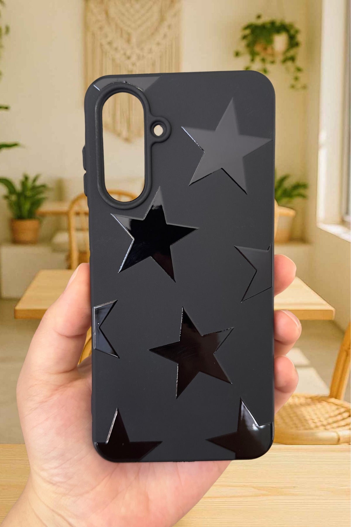 Samsung Galaxy A56 Uyumlu STAR Silikon Darbe Emici Klasik Korumalı Rubber Kılıf