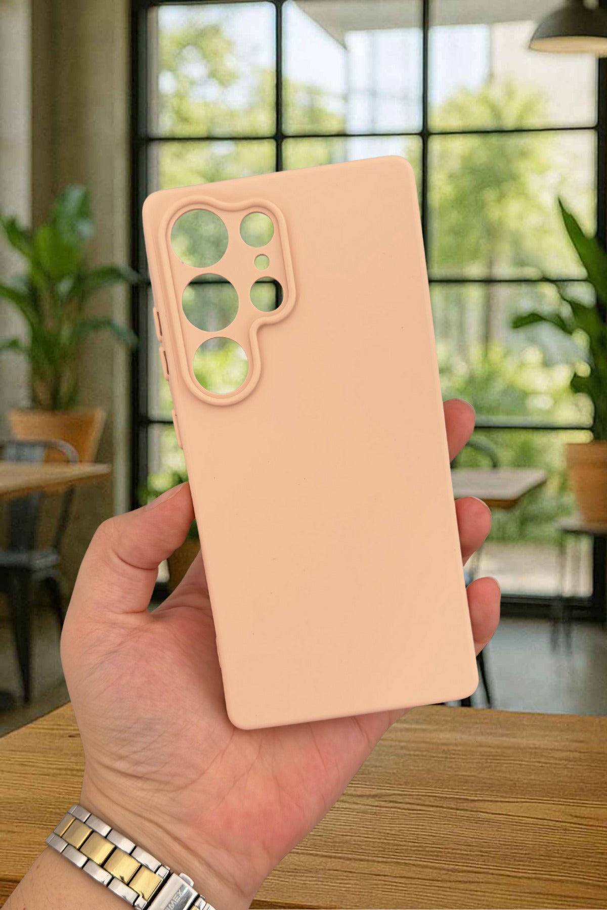 Samsung Galaxy S25 Ultra Silikon Darbe Emici Klasik Korumalı Rubber Kılıf