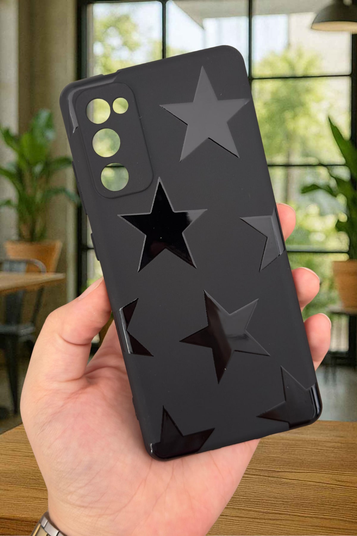 Samsung Galaxy S20 Fe Uyumlu STAR Silikon Darbe Emici Klasik Korumalı Rubber Kılıf