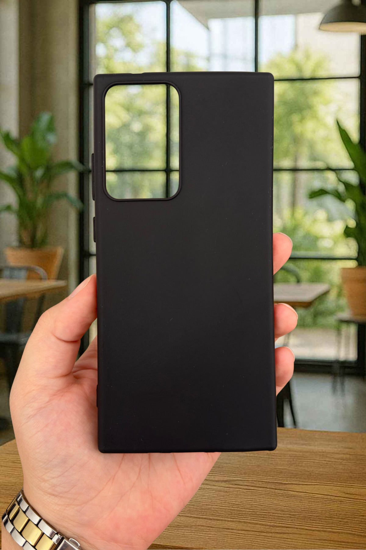 Samsung Galaxy Note 20 Ultra Silikon Darbe Emici Klasik Korumalı Rubber Kılıf