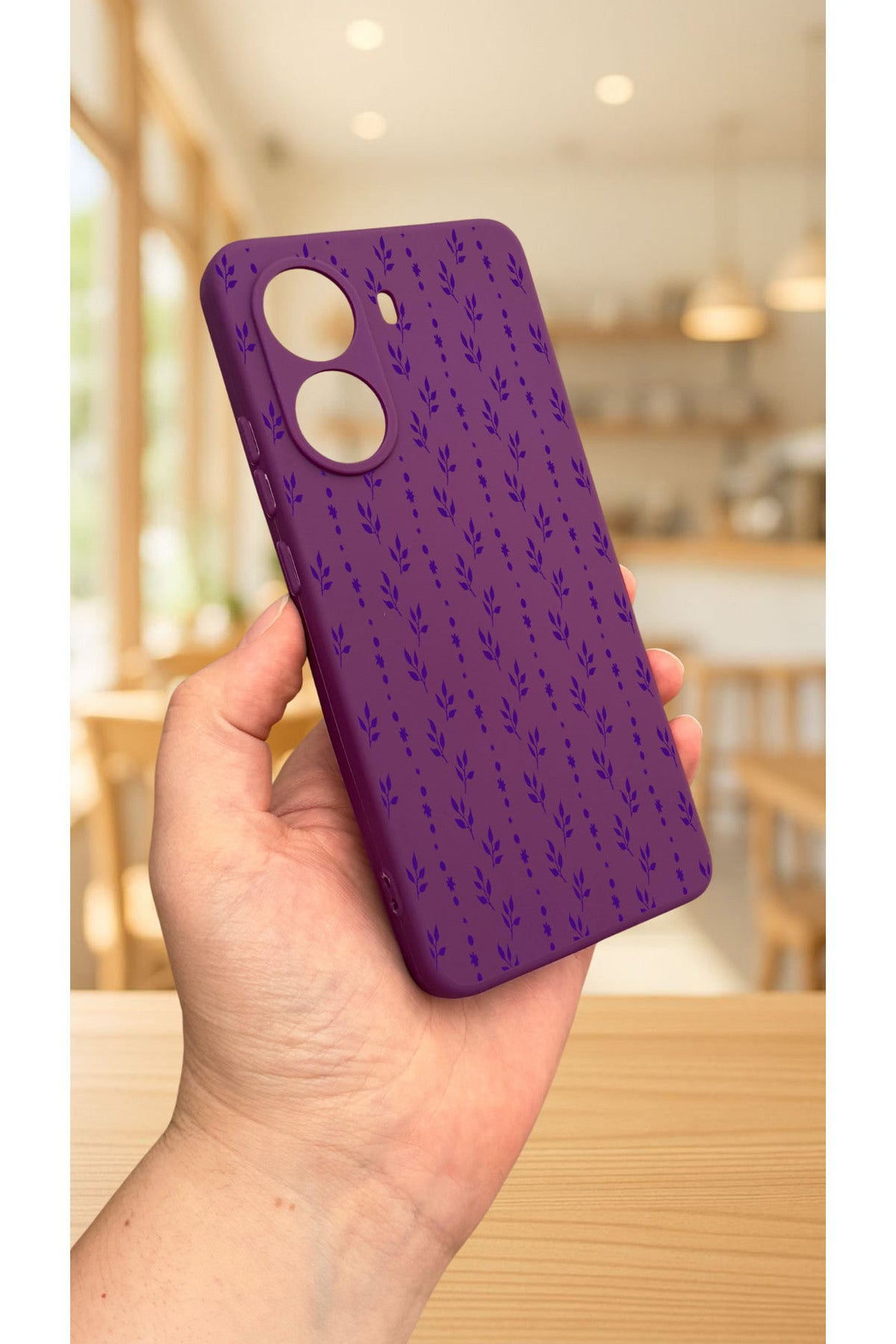 Xiaomi POCO X7 PRO-SARMAŞIK DESENLİ Silikon Darbe Emici Klasik Korumalı Rubber Kılıf