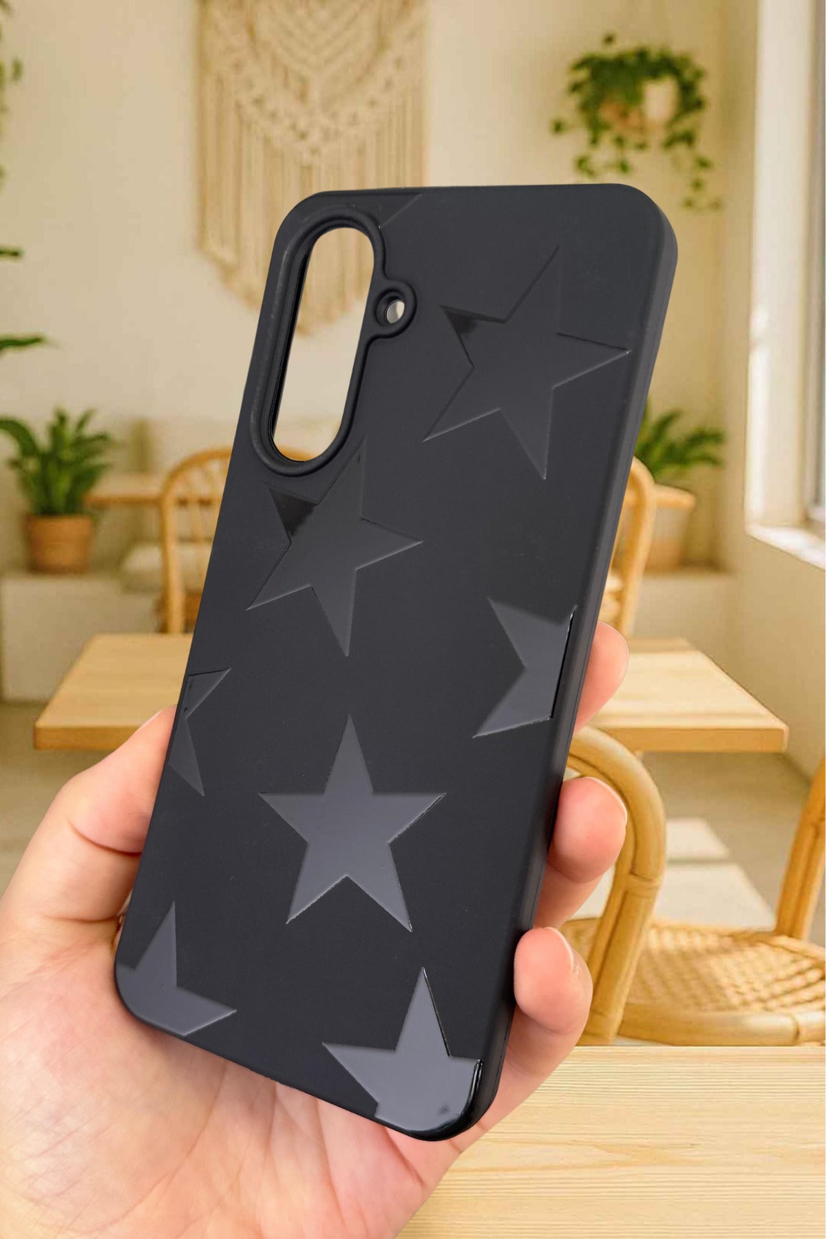 Samsung Galaxy A56 Uyumlu STAR Silikon Darbe Emici Klasik Korumalı Rubber Kılıf