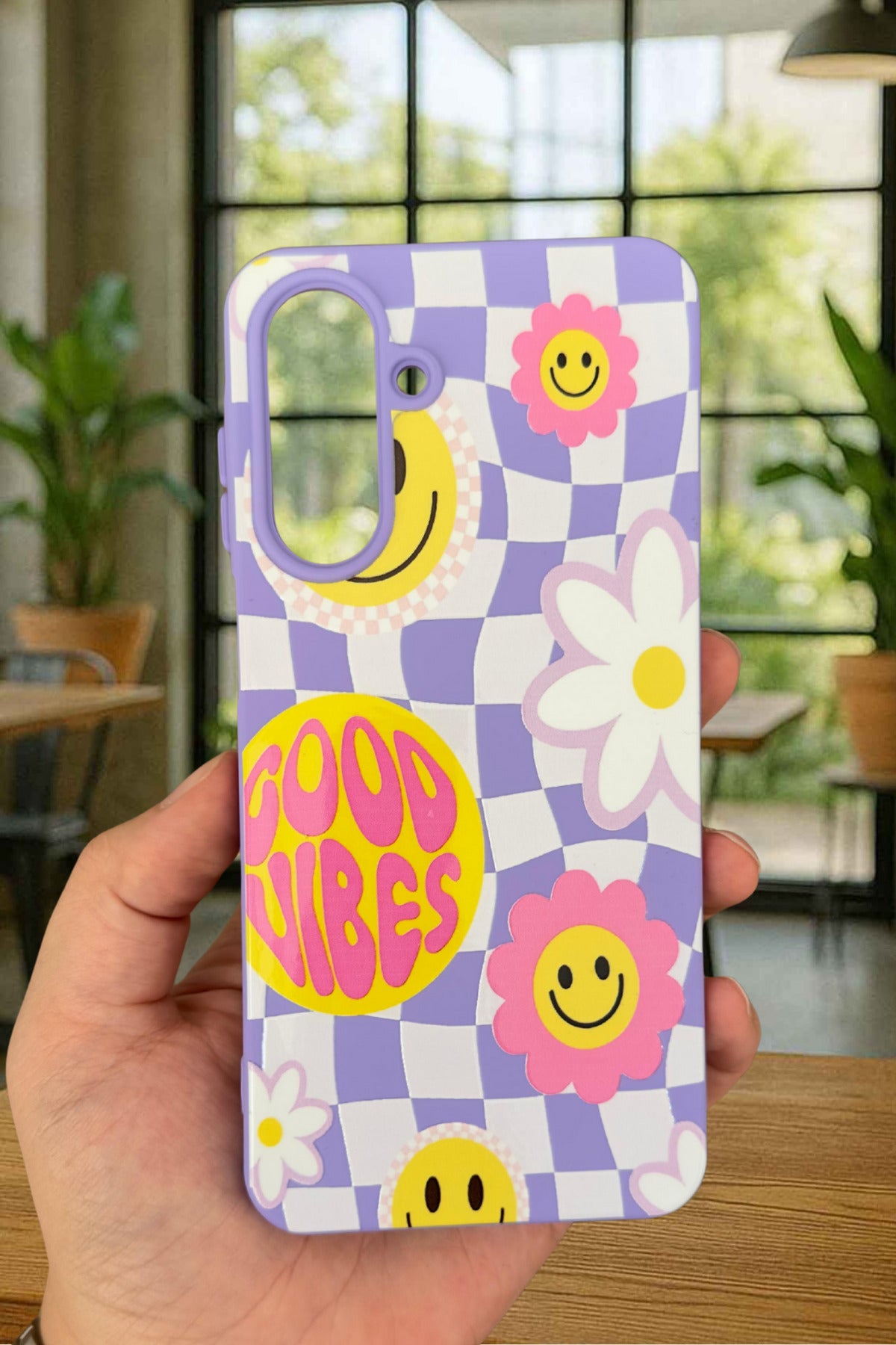 Samsung Galaxy A26 Uyumlu Good Vibes Silikon Darbe Emici Klasik Korumalı Rubber Kılıf