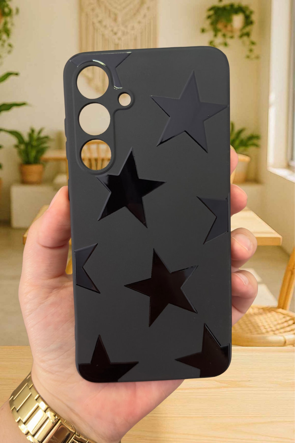 Samsung Galaxy A15 - STAR Silikon Darbe Emici Klasik Korumalı Rubber Kılıf