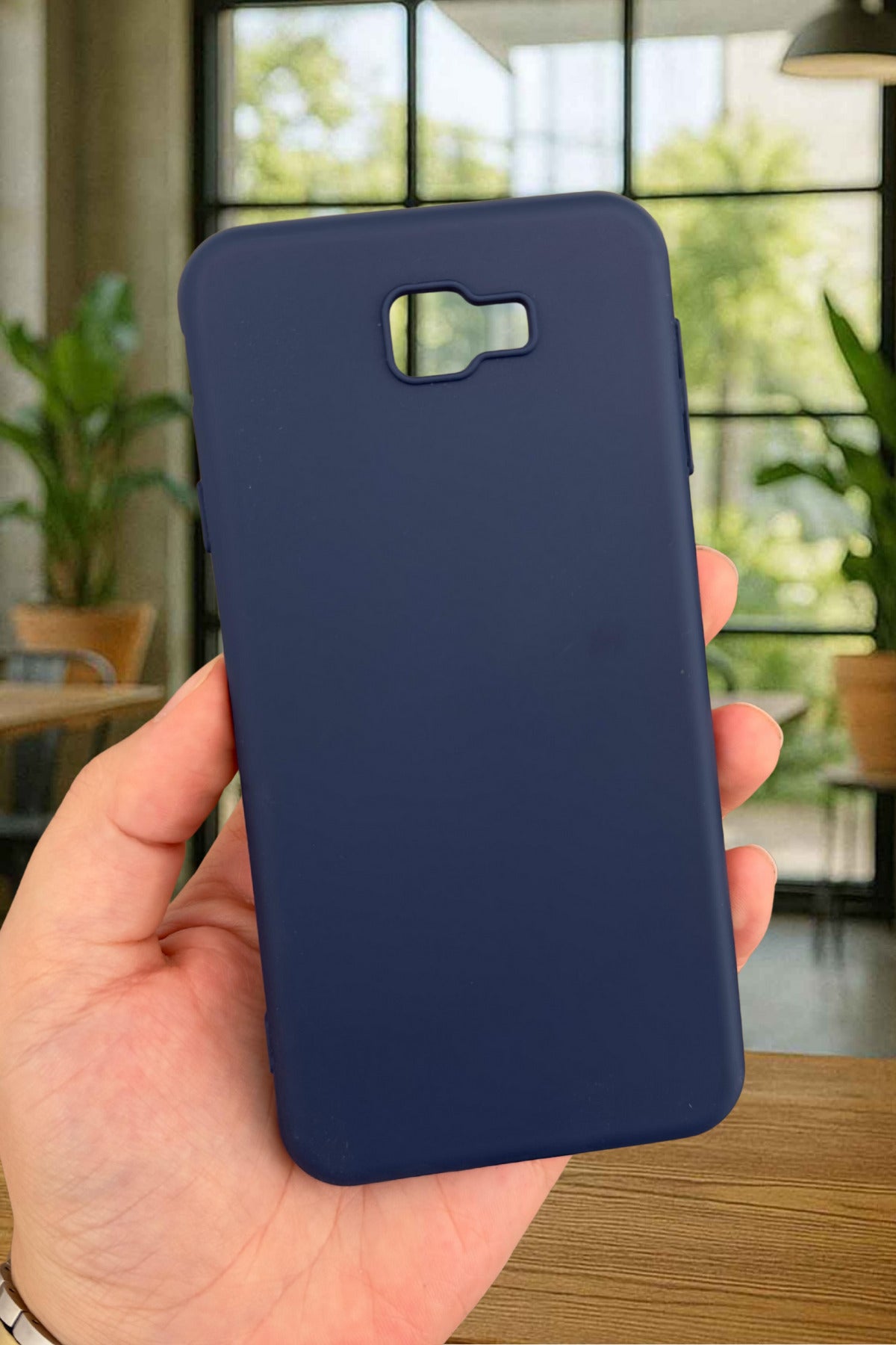 Samsung Galaxy J7 Prime - Silikon Darbe Emici Klasik Korumalı Rubber Kılıf